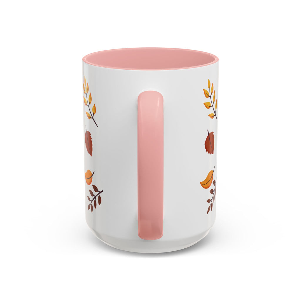 Autumn Leaves Accent Coffee Mug (11, 15oz)