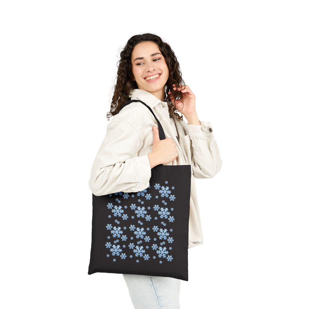Snowflake Cotton Tote Bag