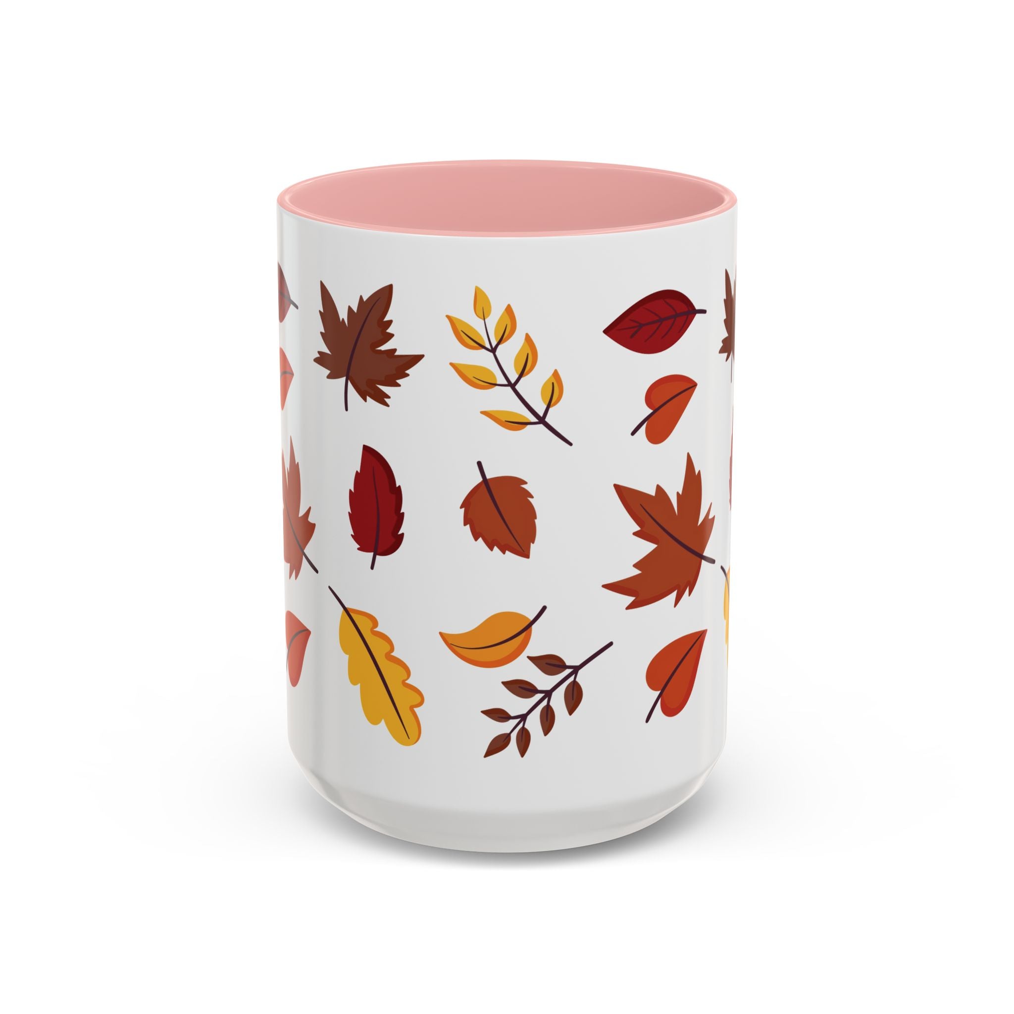 Autumn Leaves Accent Coffee Mug (11, 15oz)