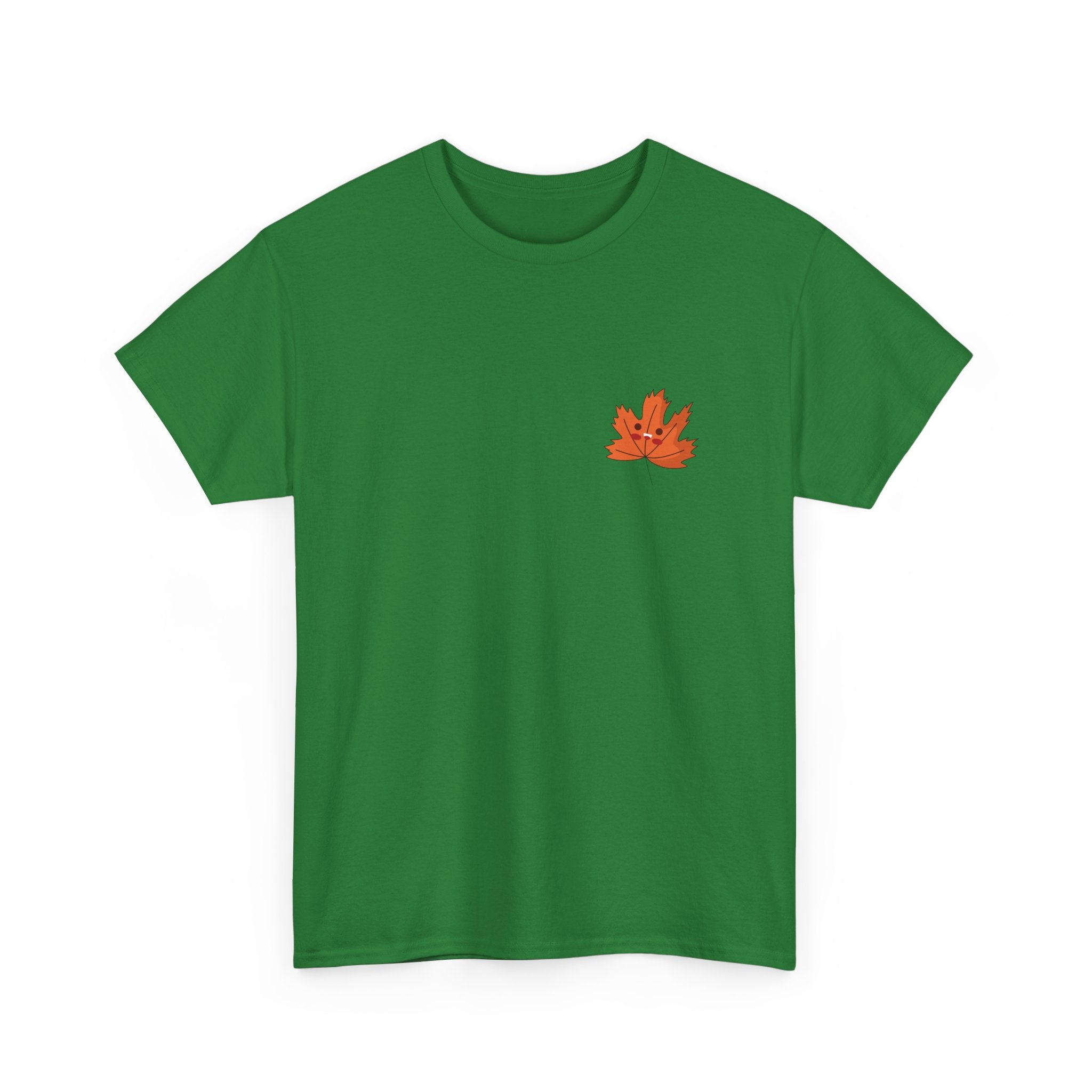 Cute Autumn Leaf Unisex Heavy Cotton Tee