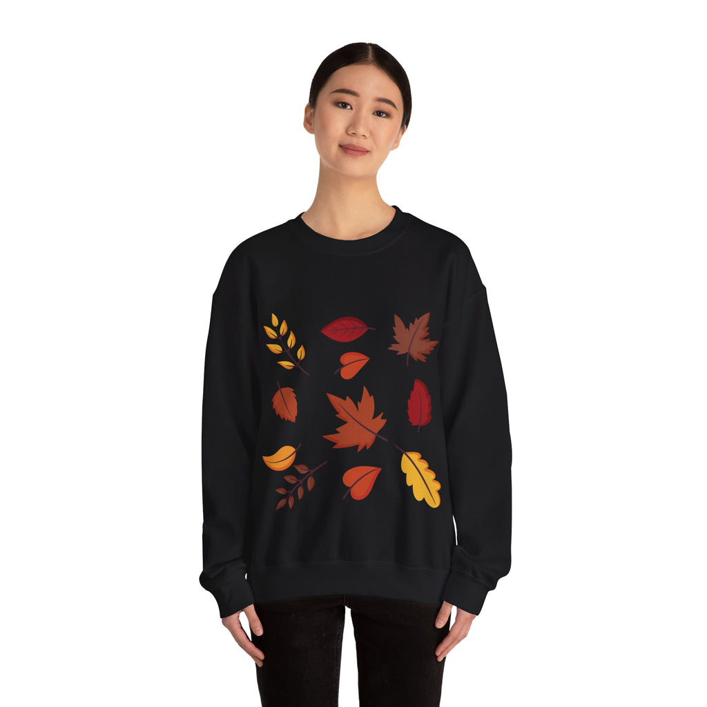 Autumn Leaves Unisex Heavy Blend™ Crewneck Sweatshirt