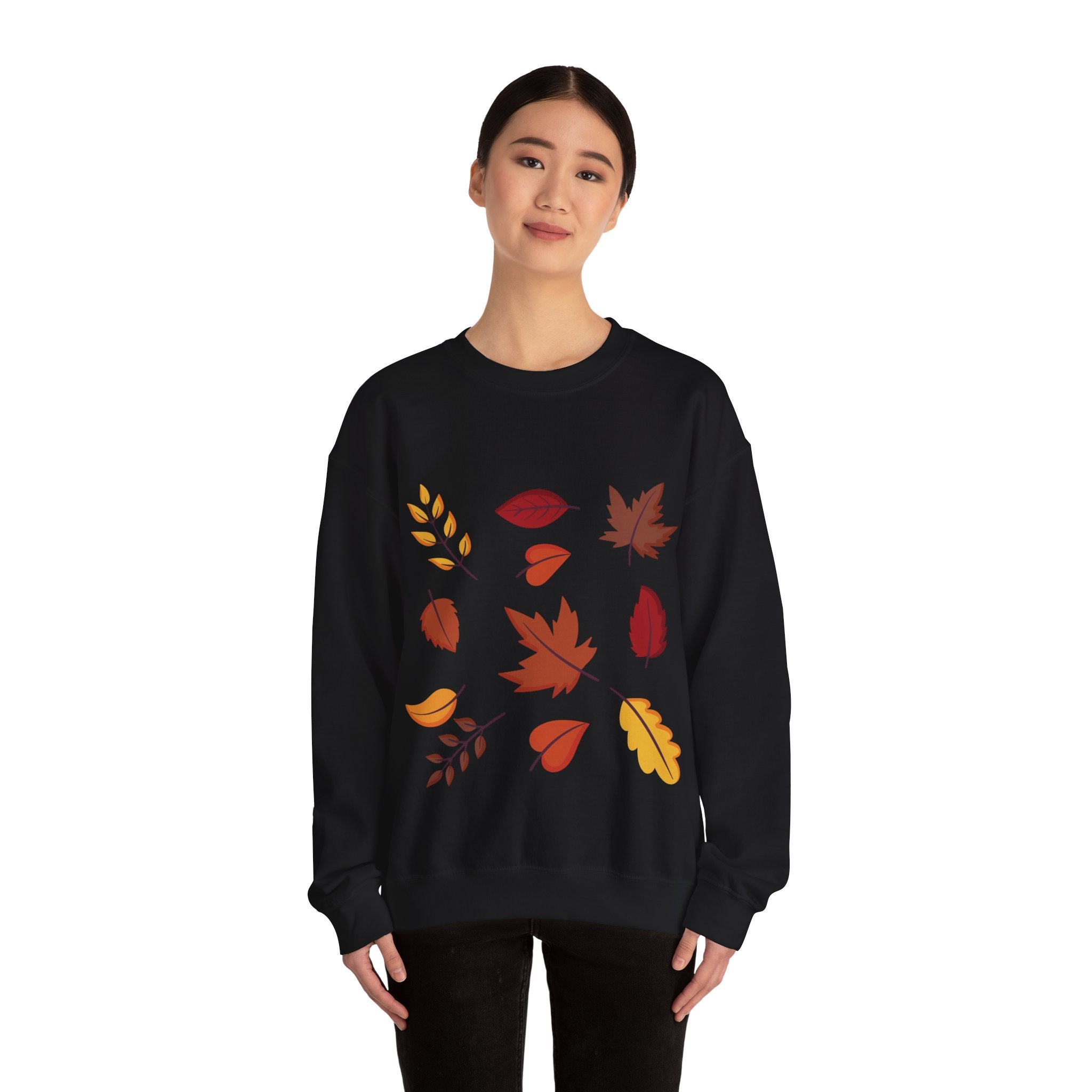 Autumn Leaves Unisex Heavy Blend™ Crewneck Sweatshirt