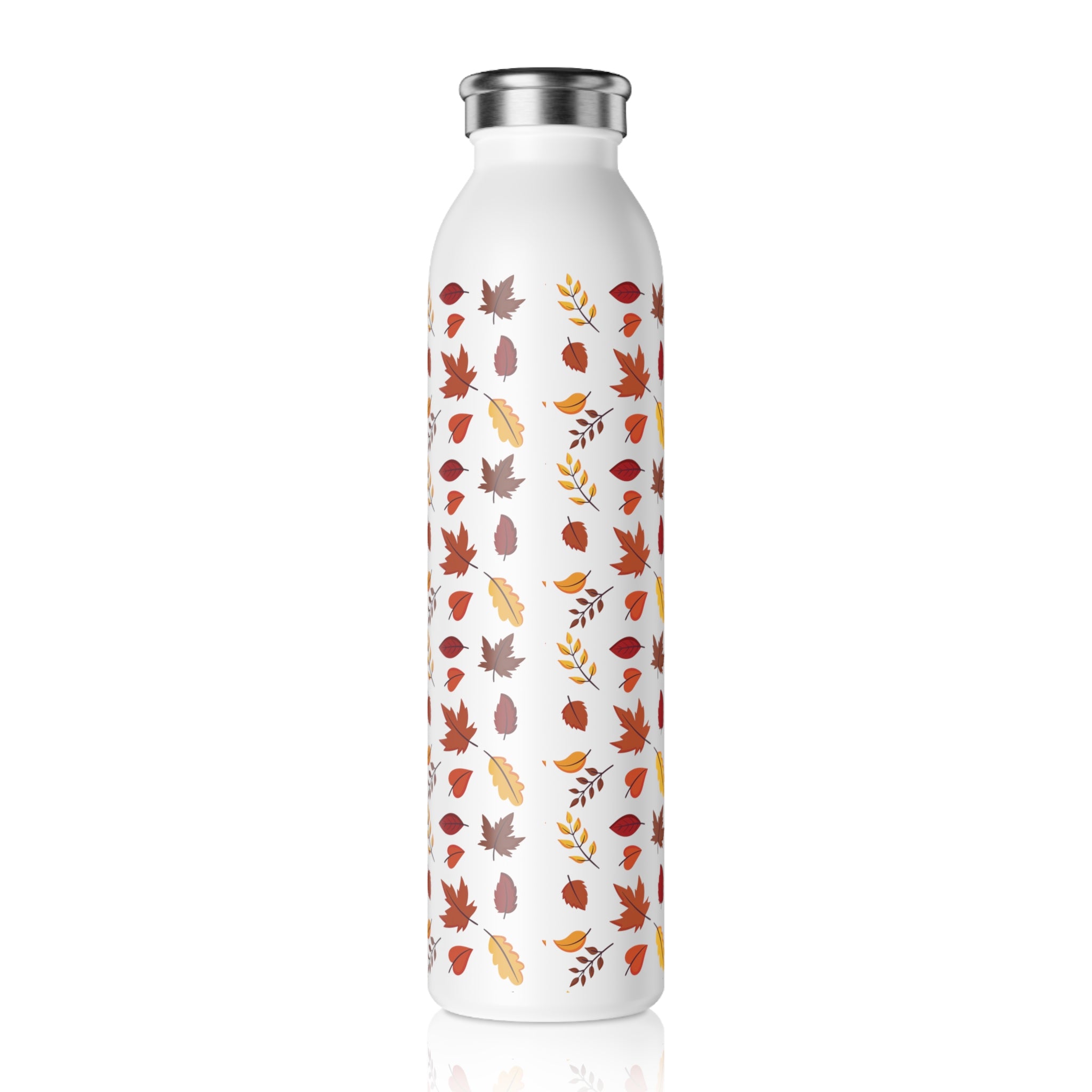 Autumn Leaves Slim Water Bottle