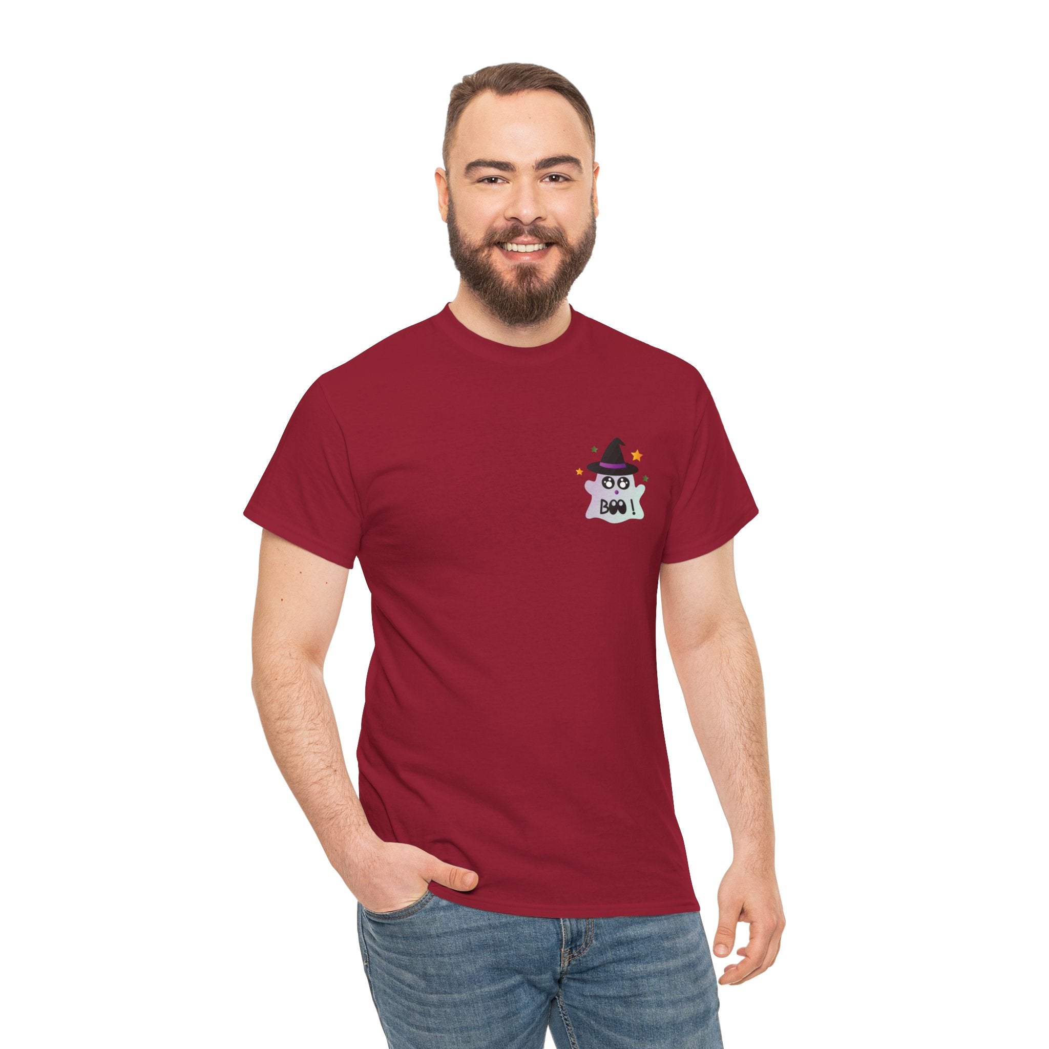 Little Ghost-Witch Unisex Heavy Cotton Tee