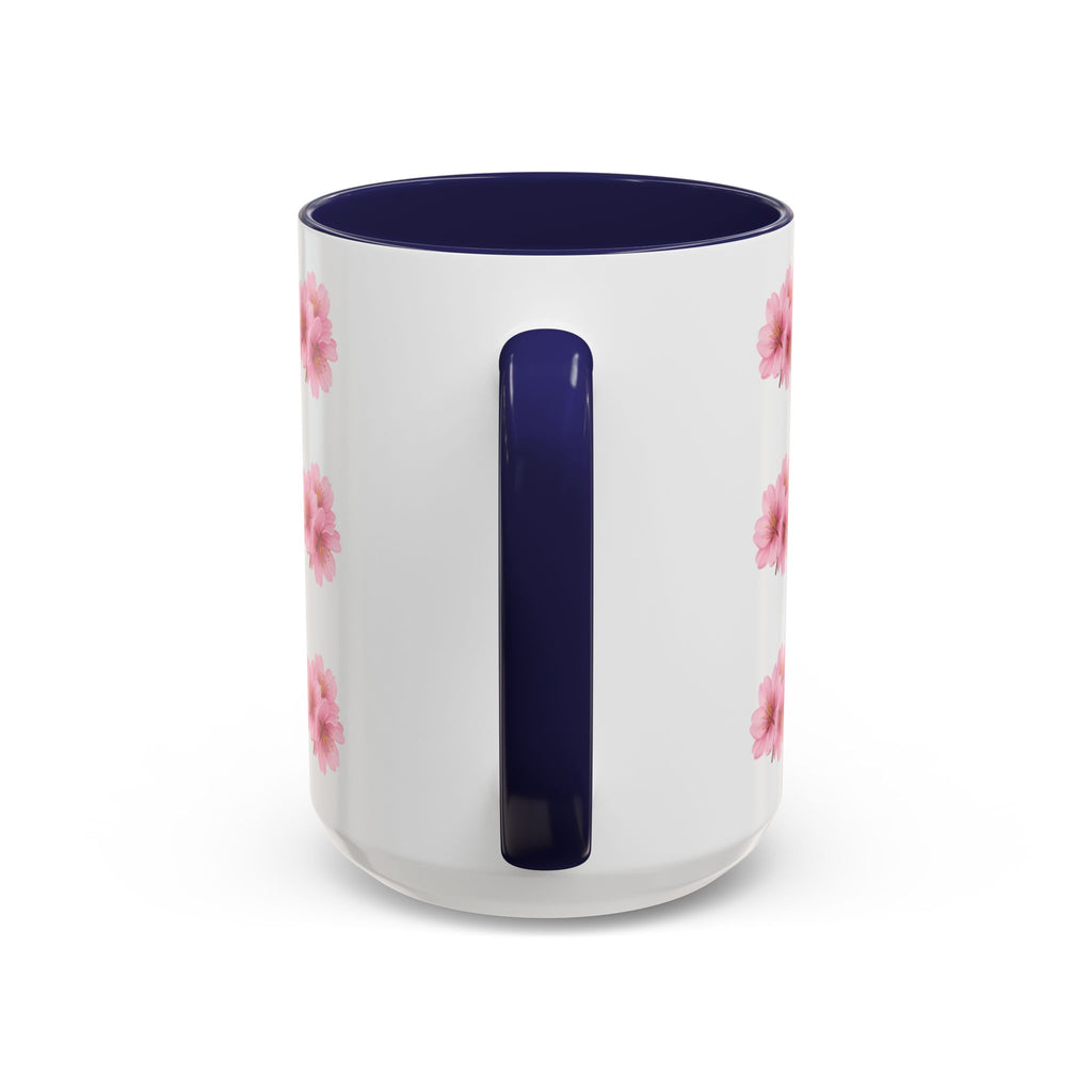 ''Always Blooming'' Pink Floral Coffee Mug — Pink Flower Spring Mug (11/15oz)