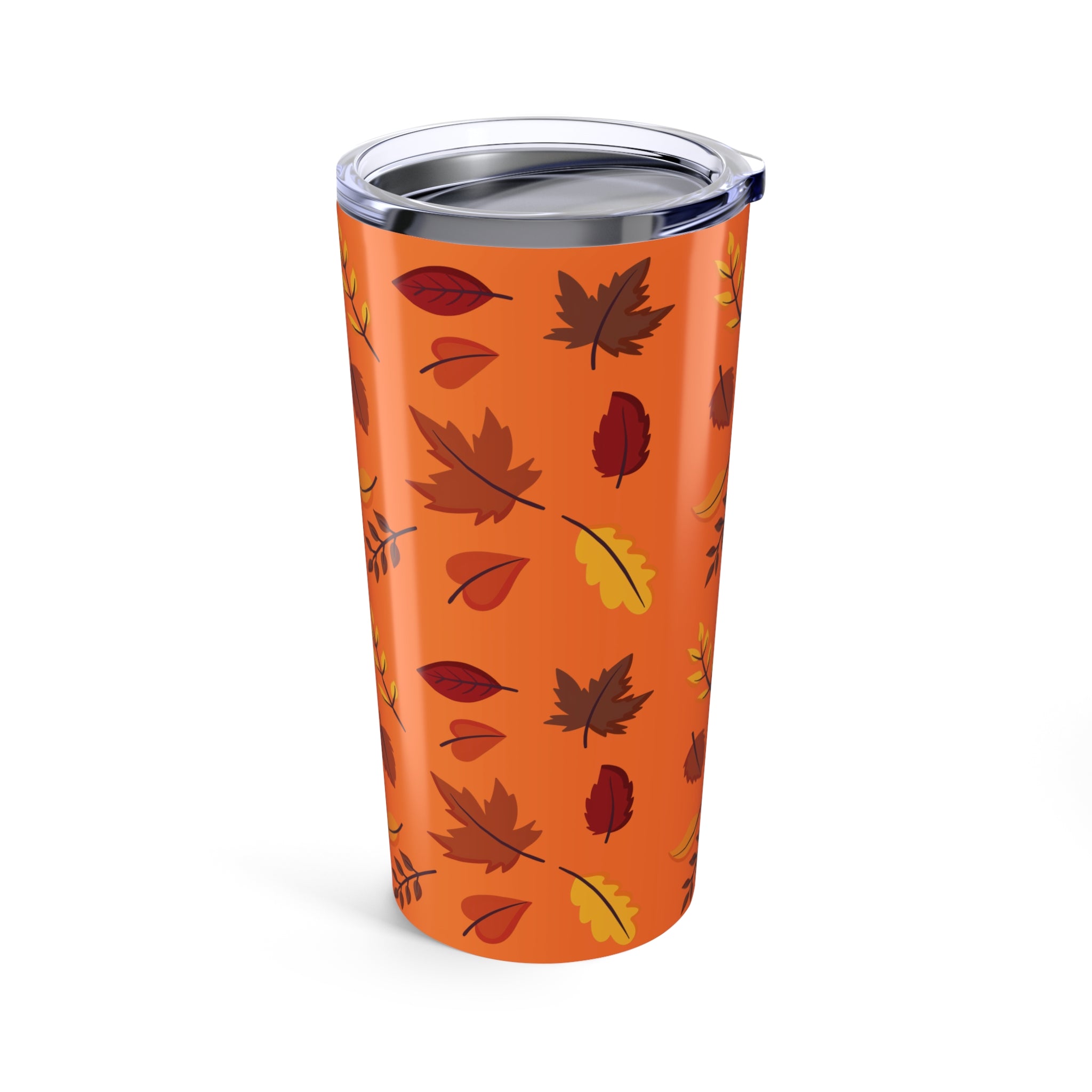 Autumn Leaves Tumbler Orange
