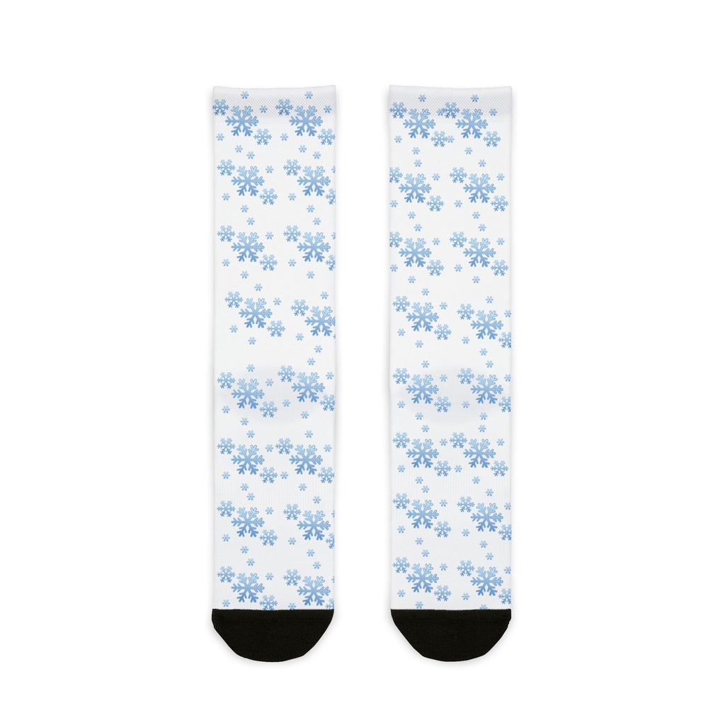 Snowflake Sublimation Crew Socks