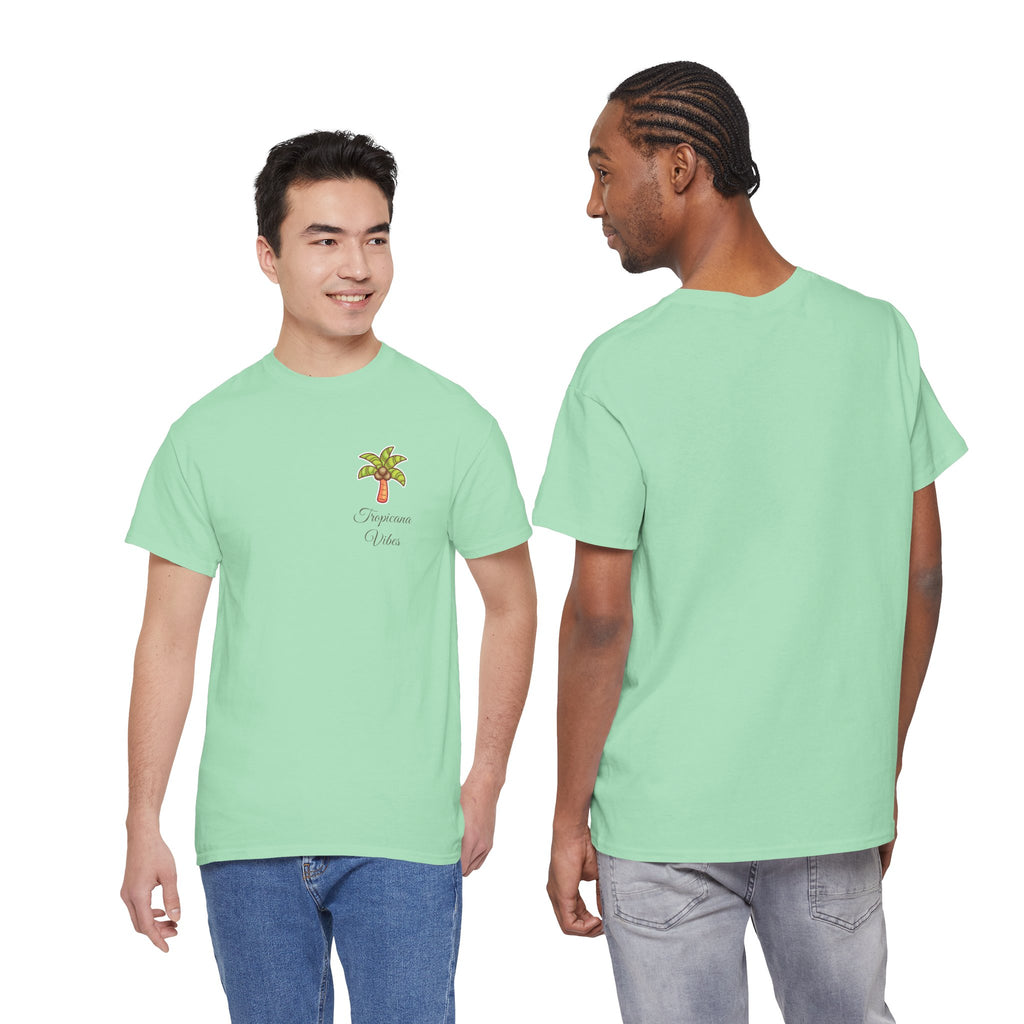 Tropicana Vibes T-Shirt — Tropical Palm Beach Graphic Tee