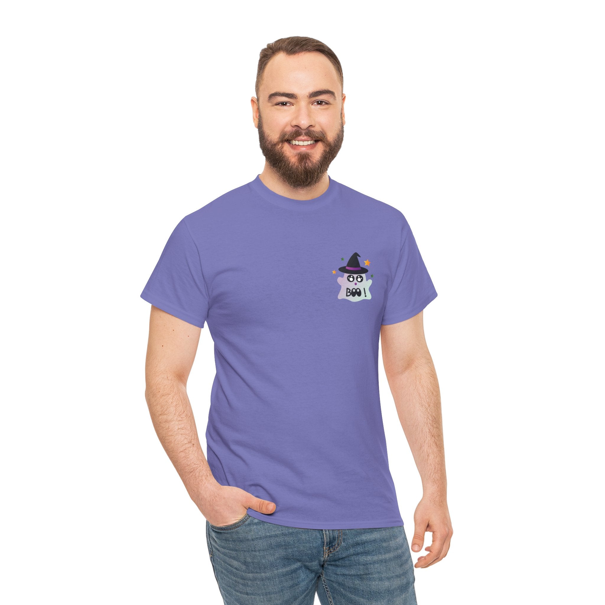 Little Ghost-Witch Unisex Heavy Cotton Tee