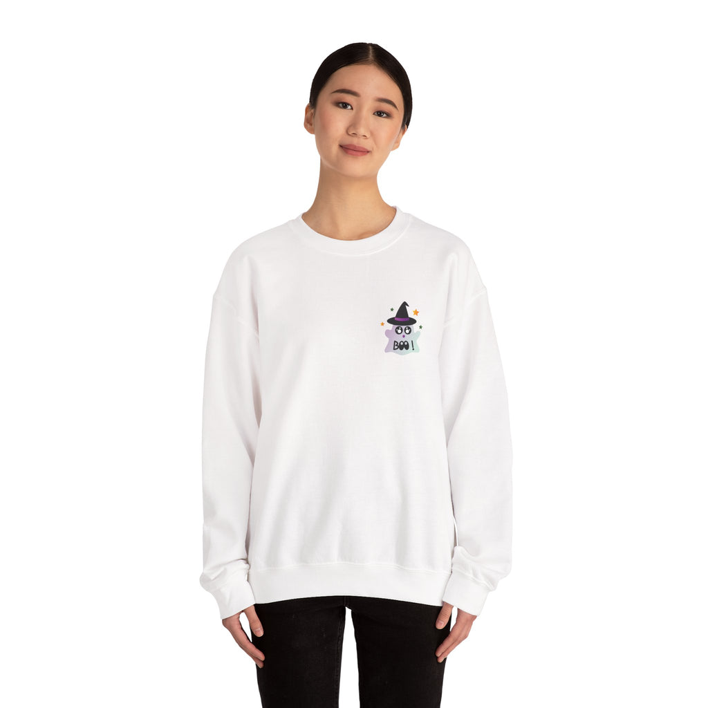 Little Ghost-Witch Unisex Heavy Blend™ Crewneck Sweatshirt