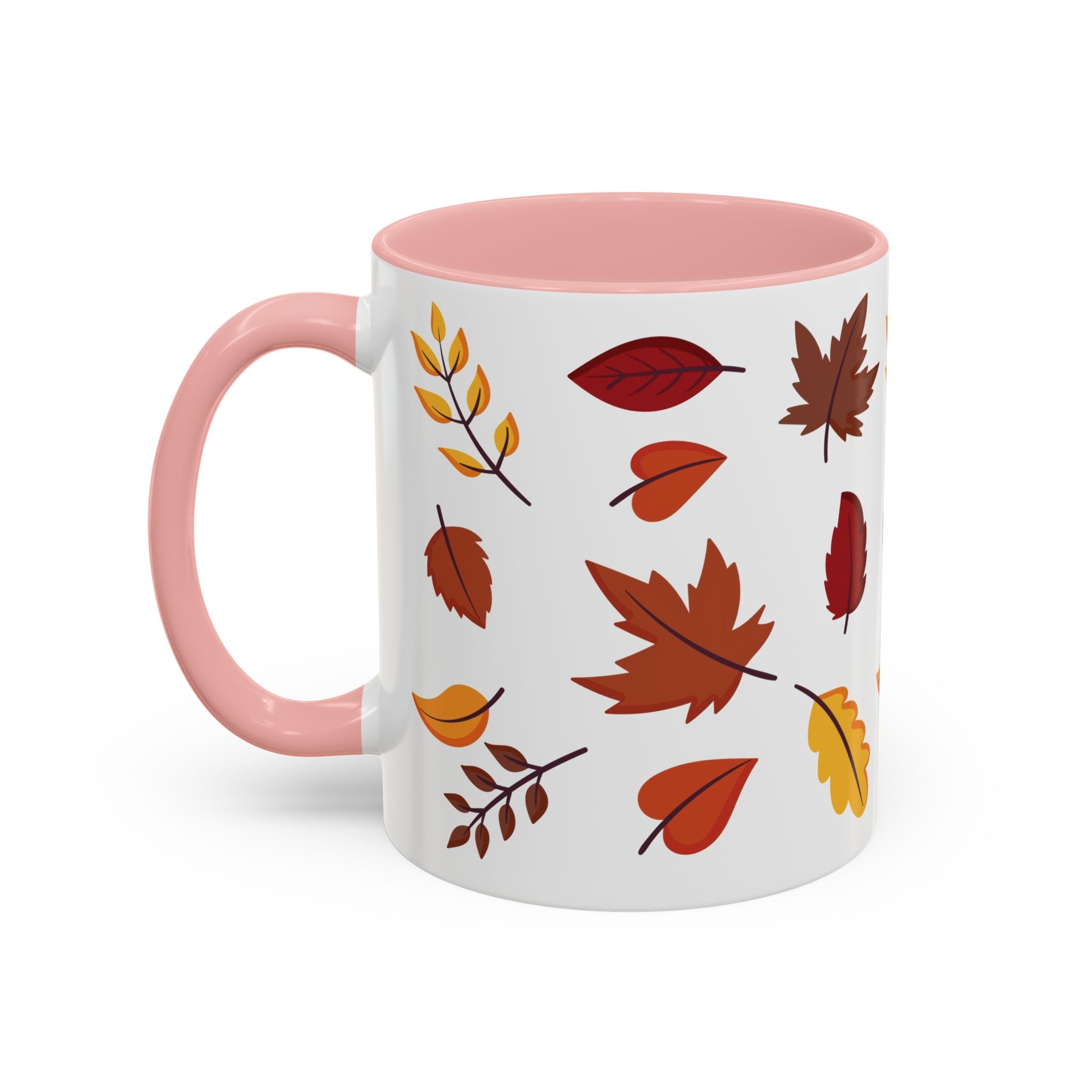 Autumn Leaves Accent Coffee Mug (11, 15oz)