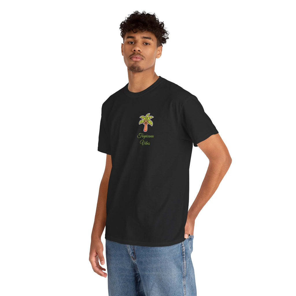 Tropicana Vibes T-Shirt — Tropical Palm Beach Graphic Tee