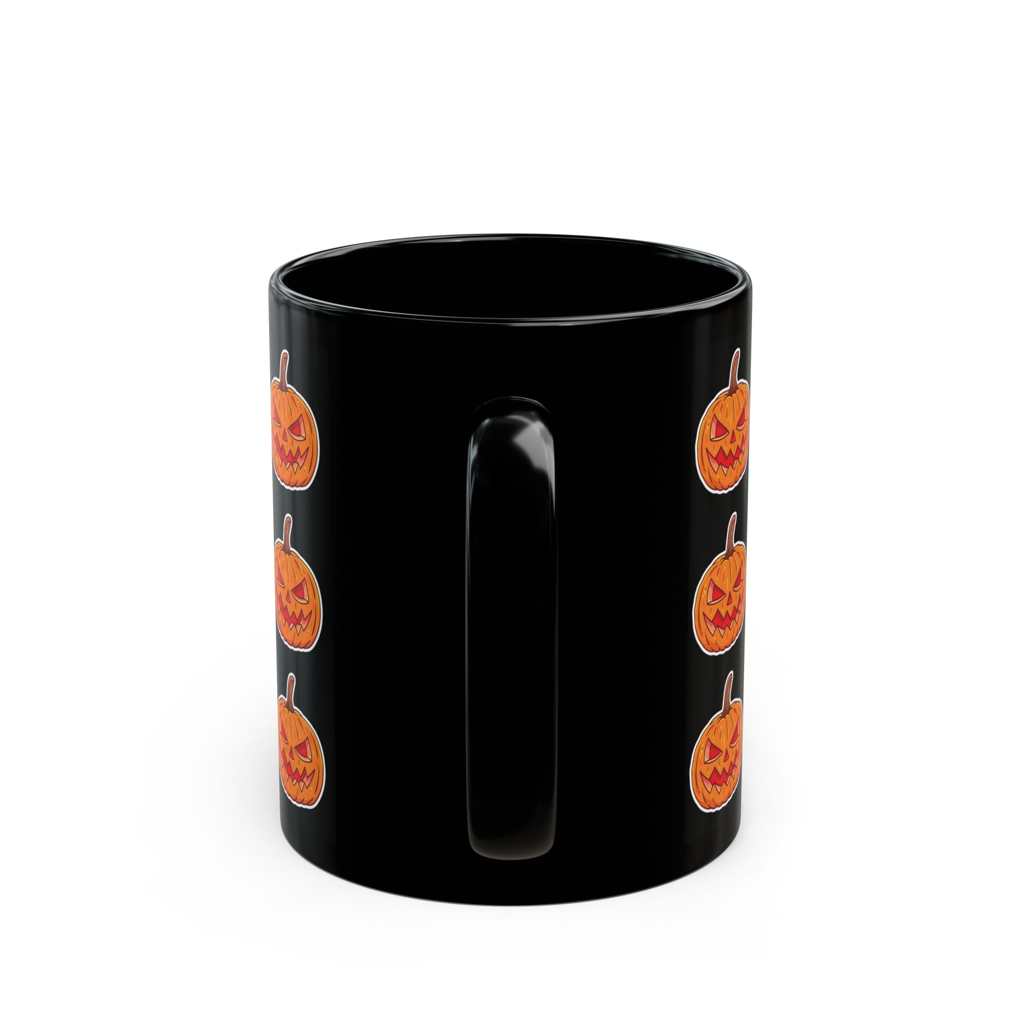 Spooky Pumpkin Black Mug (11oz, 15oz)