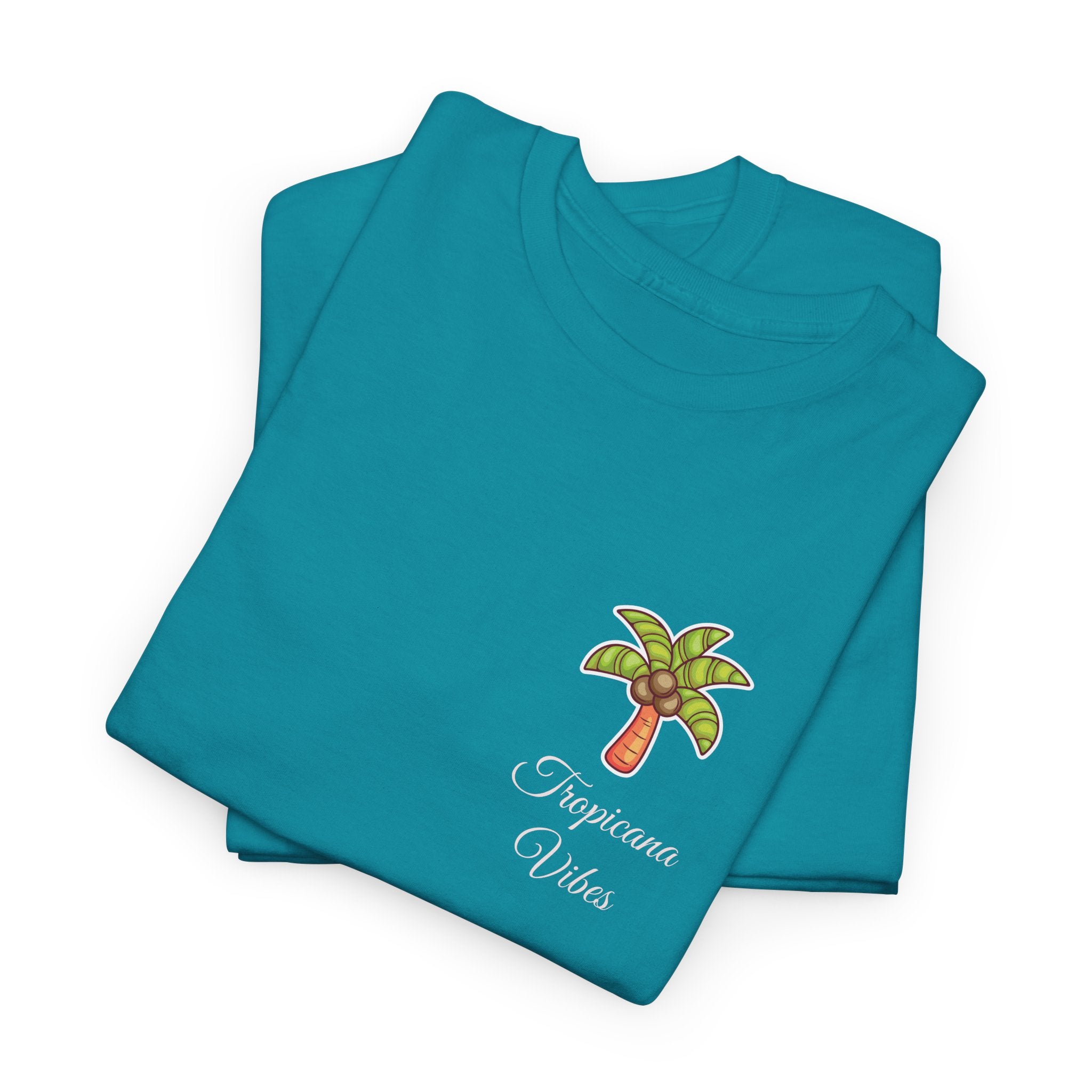 Tropicana Vibes T-Shirt — Tropical Palm Beach Graphic Tee