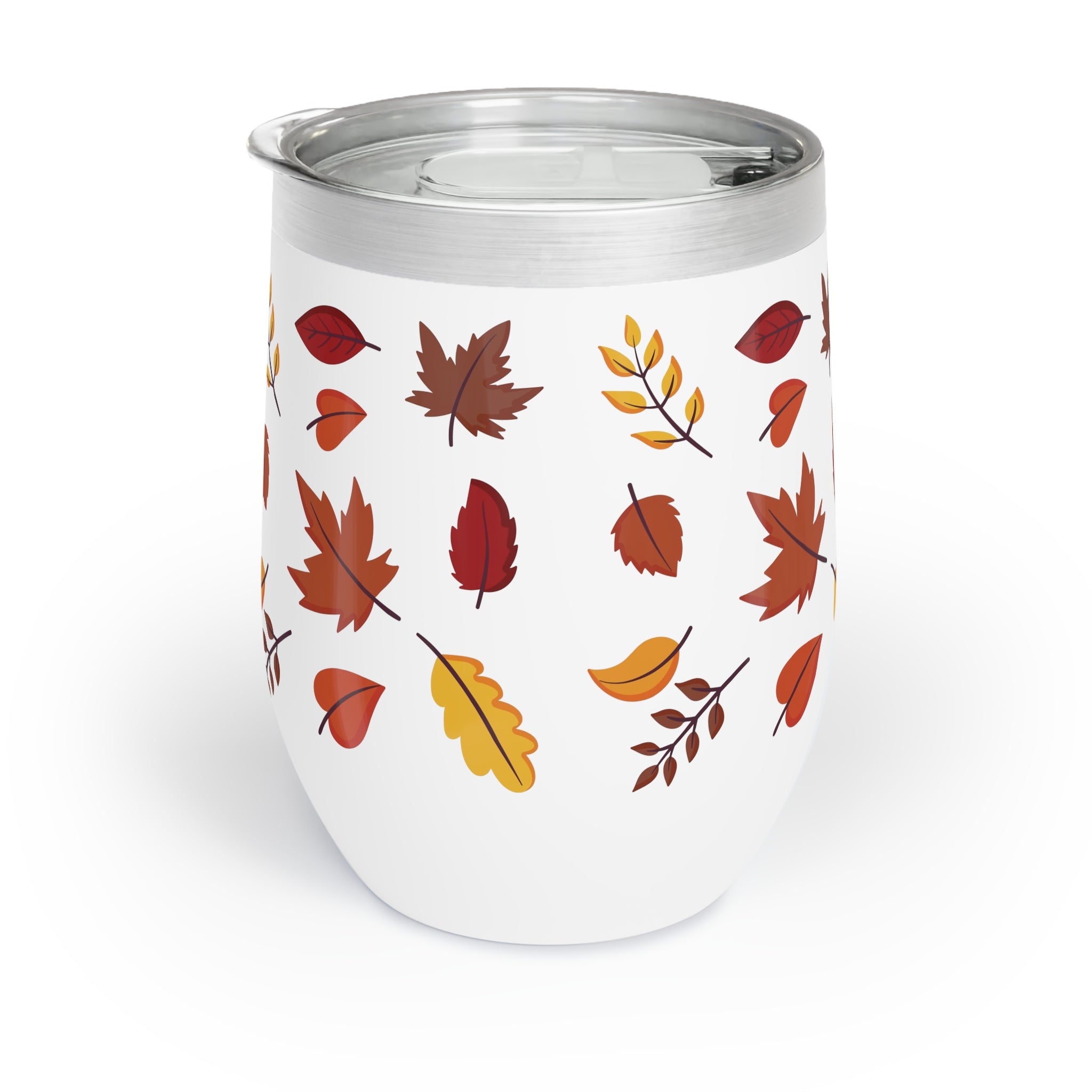 Autumn Leaves Chill Wine Tumbler
