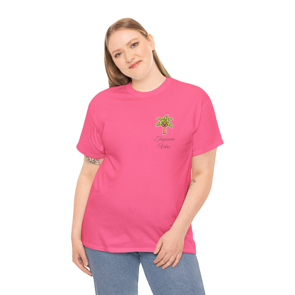 Tropicana Vibes T-Shirt — Tropical Palm Beach Graphic Tee