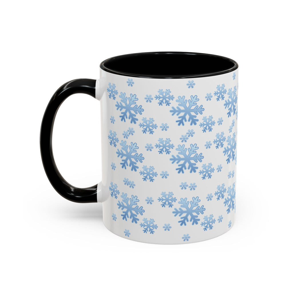 Snowflake Accent Coffee Mug , 11/15oz