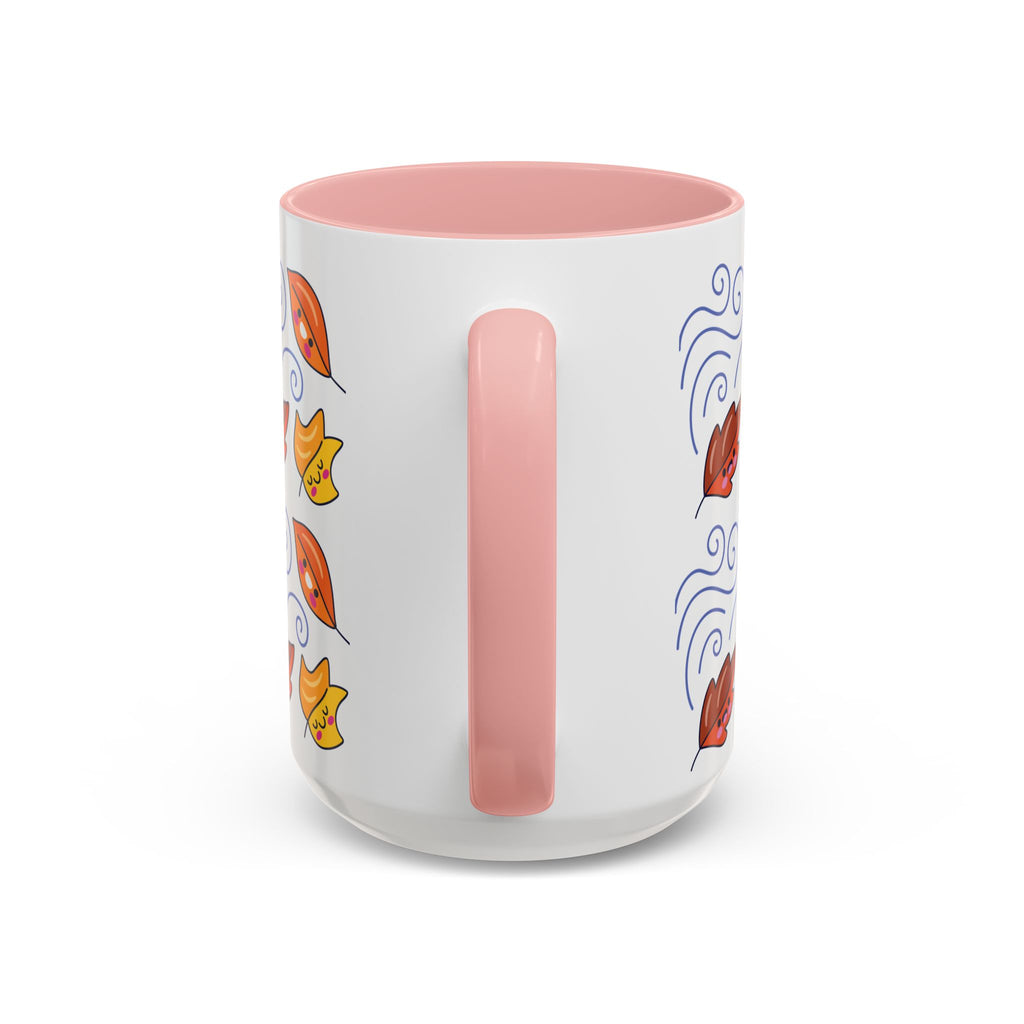 Leaves and Wind Accent Coffee Mug (11, 15oz)
