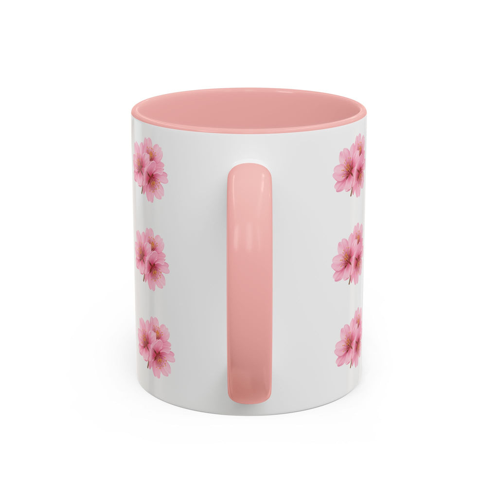 ''Always Blooming'' Pink Floral Coffee Mug — Pink Flower Spring Mug (11/15oz)