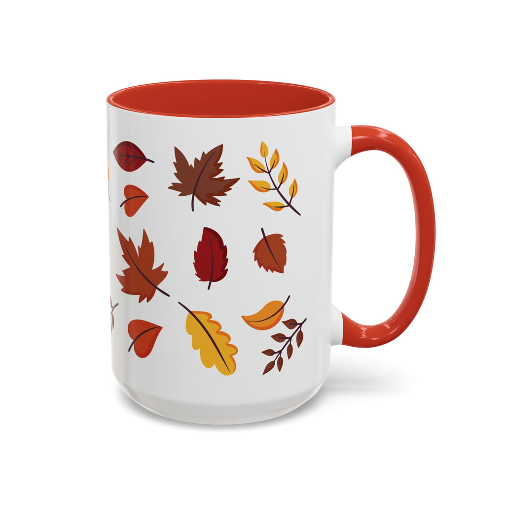 Autumn Leaves Accent Coffee Mug (11, 15oz)