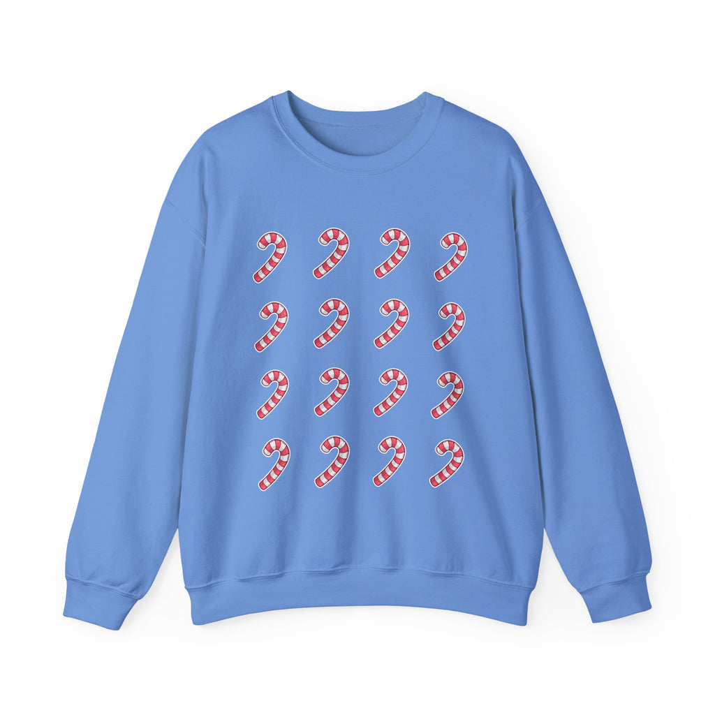 Candy Cane Pattern Crewneck Sweatshirt