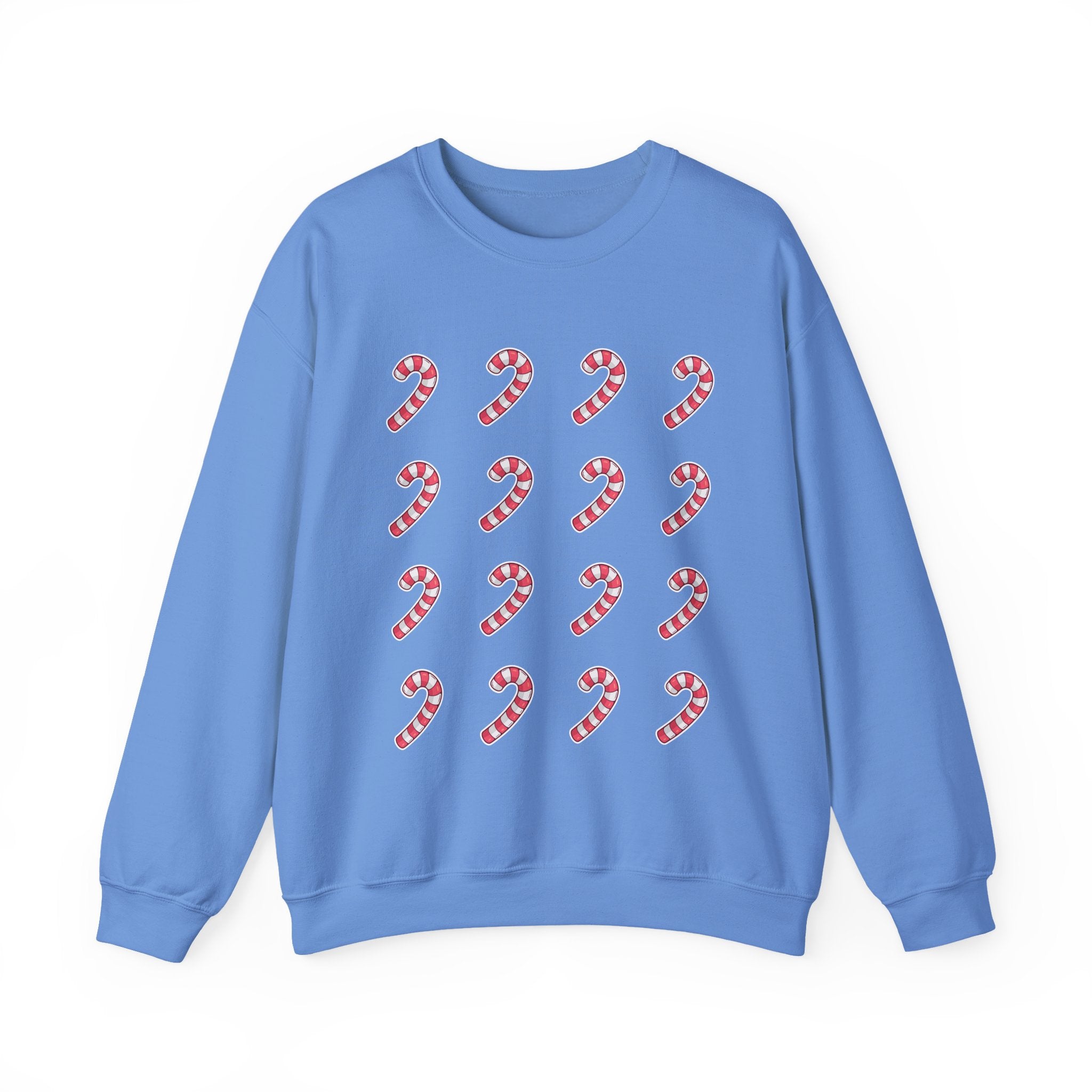 Candy Cane Pattern Crewneck Sweatshirt
