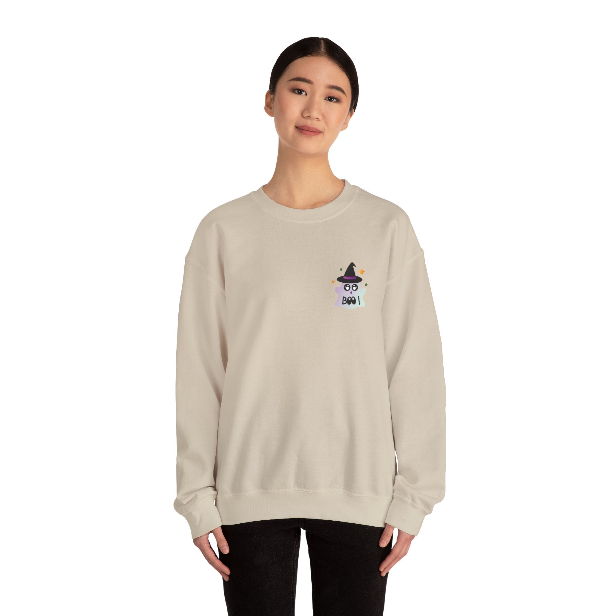 Little Ghost-Witch Unisex Heavy Blend™ Crewneck Sweatshirt