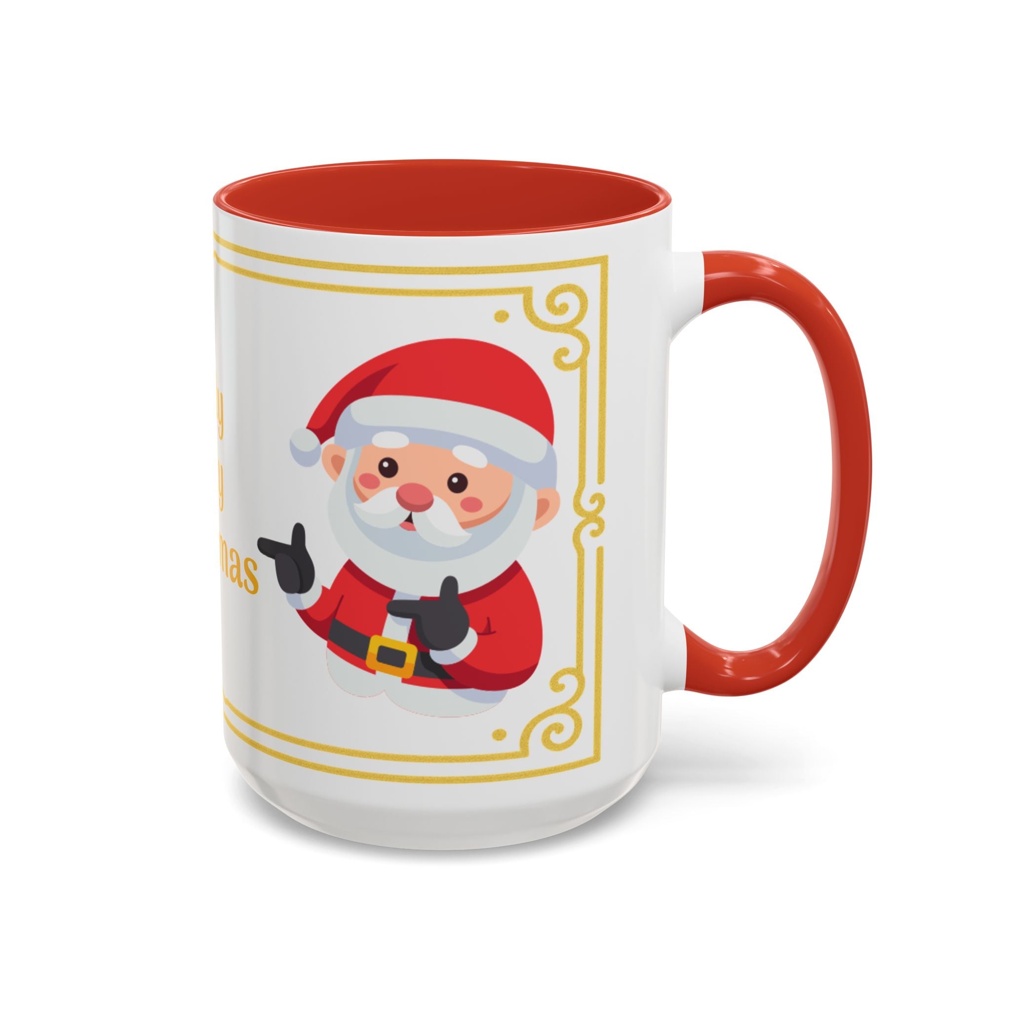 Holly Jolly Christmas Accent Coffee Mug (11/15oz)