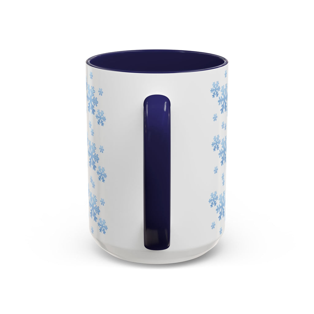 Snowflake Accent Coffee Mug , 11/15oz