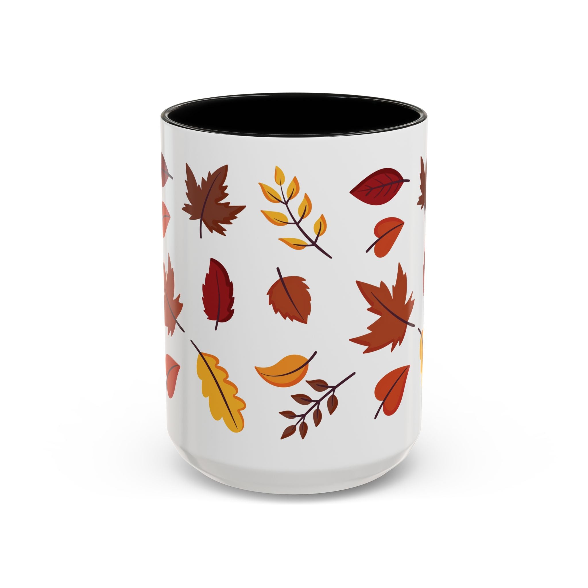Autumn Leaves Accent Coffee Mug (11, 15oz)