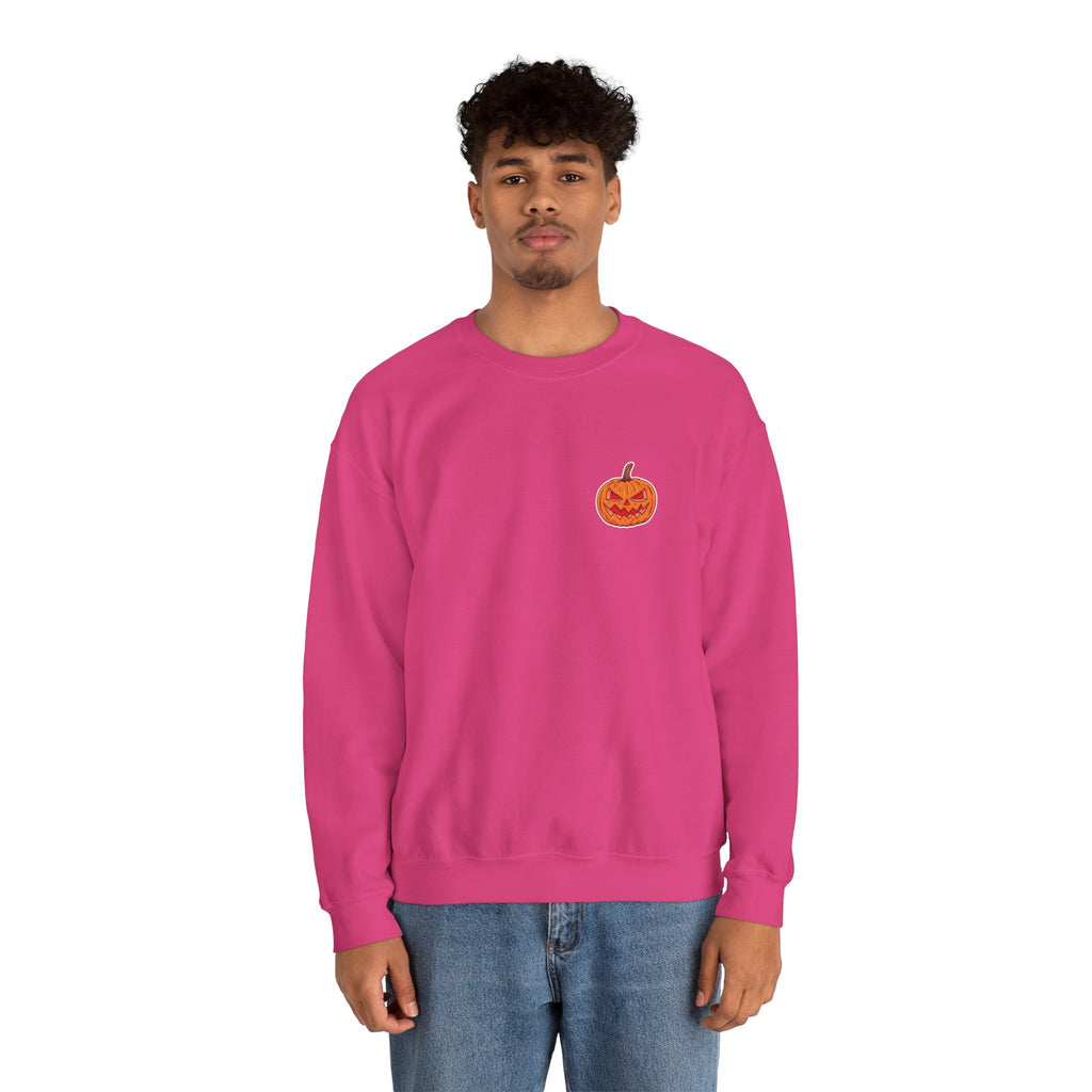 Spooky Pumpkin Unisex Heavy Blend™ Crewneck Sweatshirt
