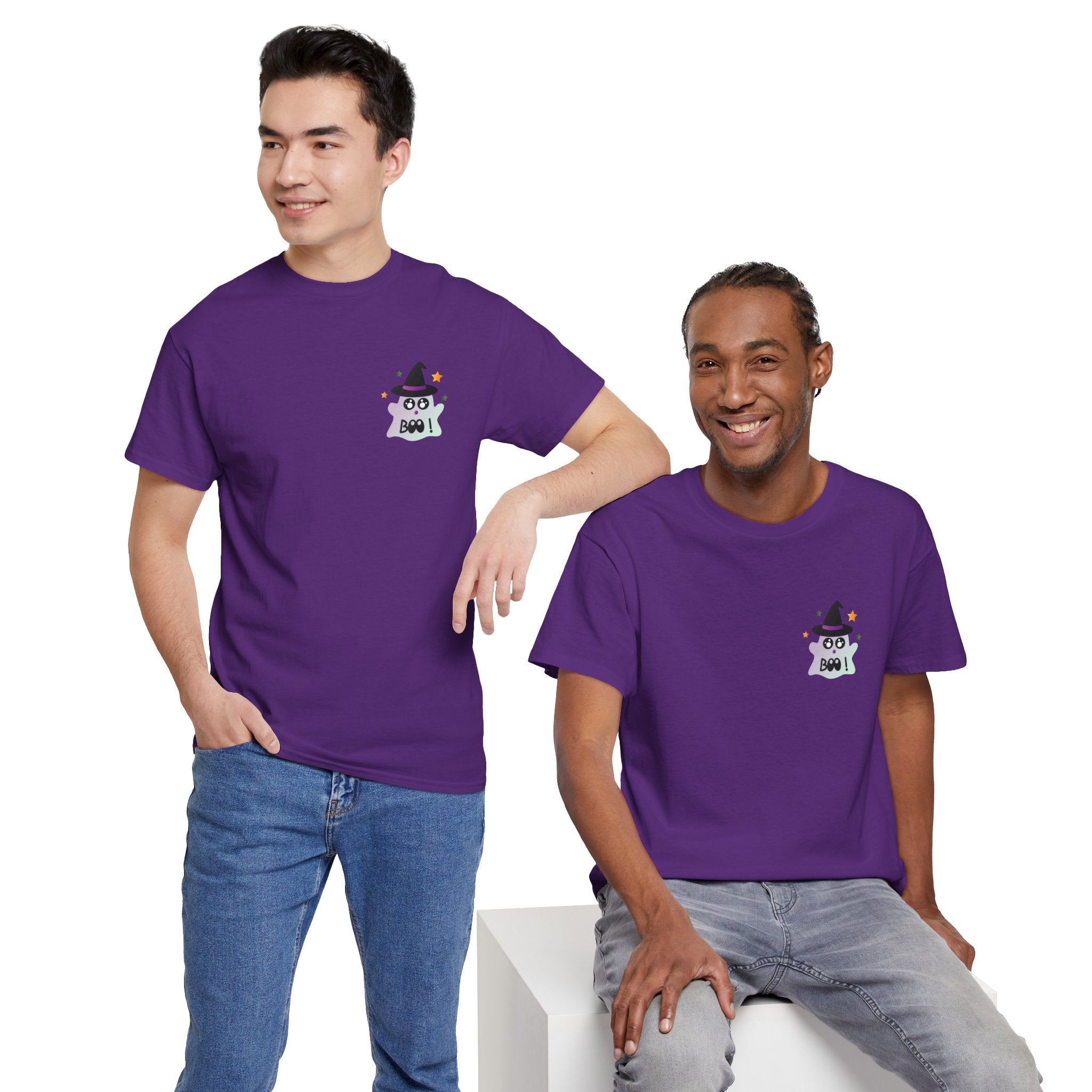 Little Ghost-Witch Unisex Heavy Cotton Tee