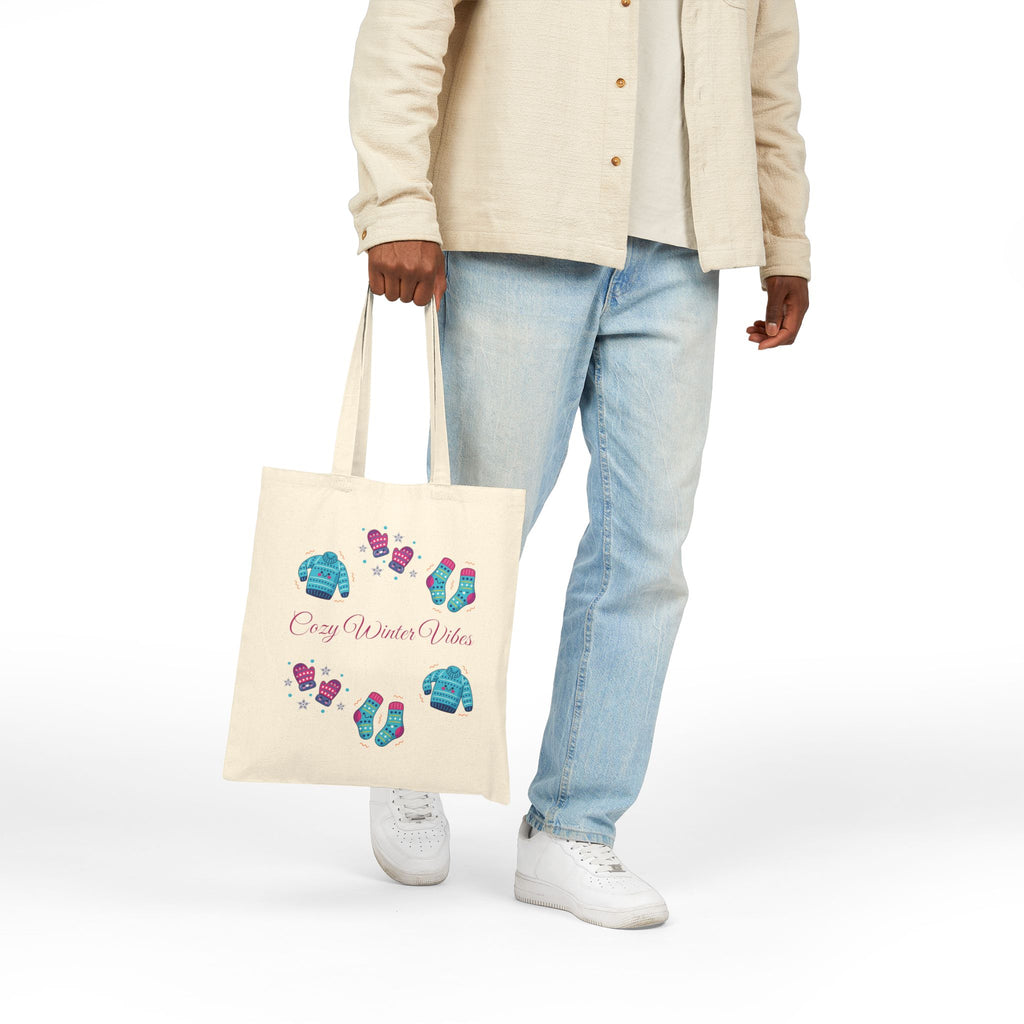 Cozy Winter Vibes Tote Bag