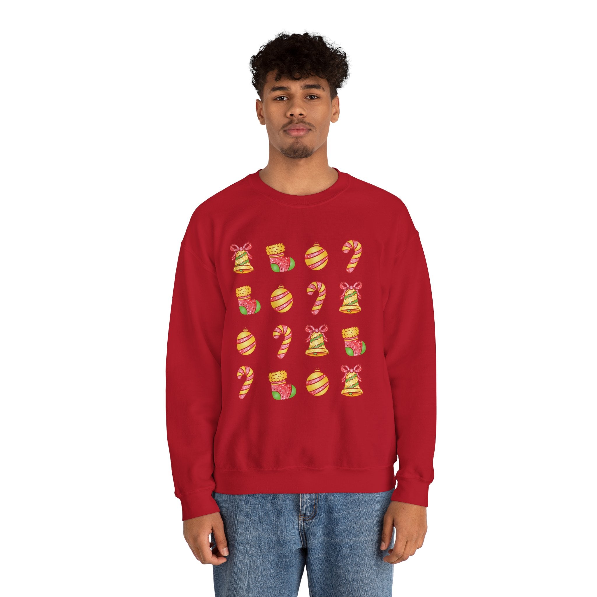 Christmas Pattern Crewneck Sweatshirt