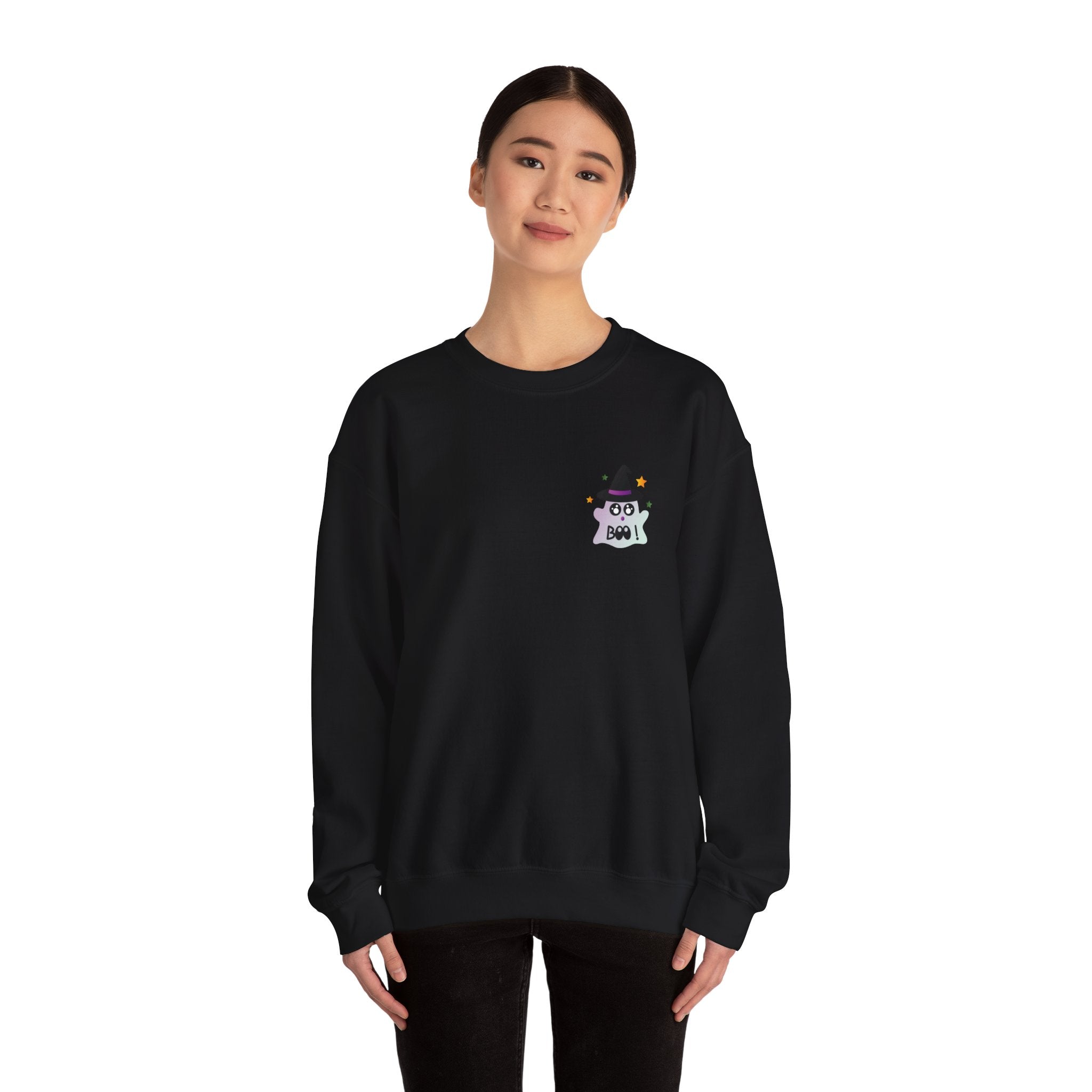 Little Ghost-Witch Unisex Heavy Blend™ Crewneck Sweatshirt