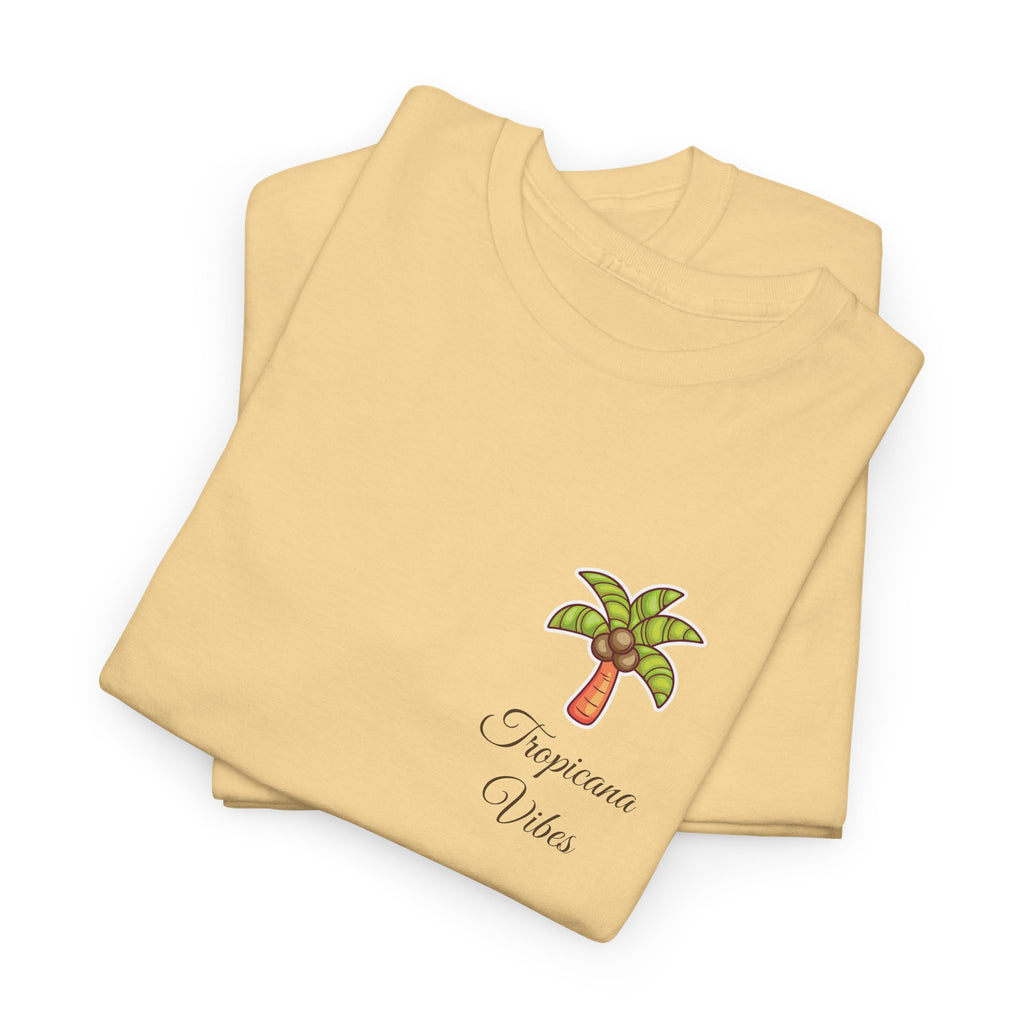 Tropicana Vibes T-Shirt — Tropical Palm Beach Graphic Tee