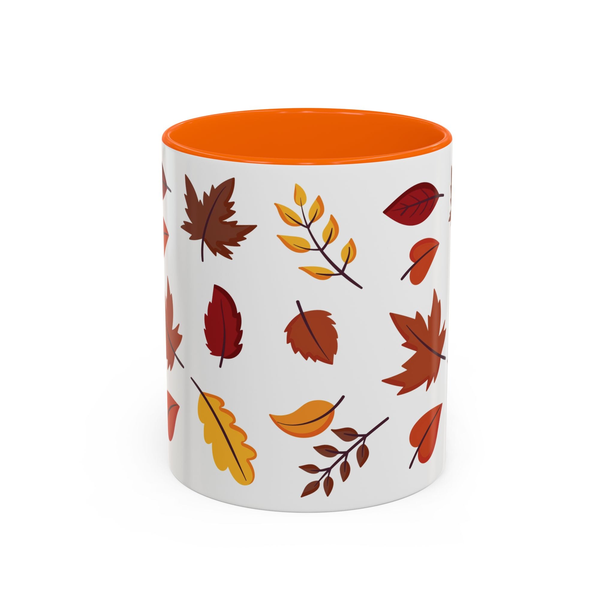 Autumn Leaves Accent Coffee Mug (11, 15oz)