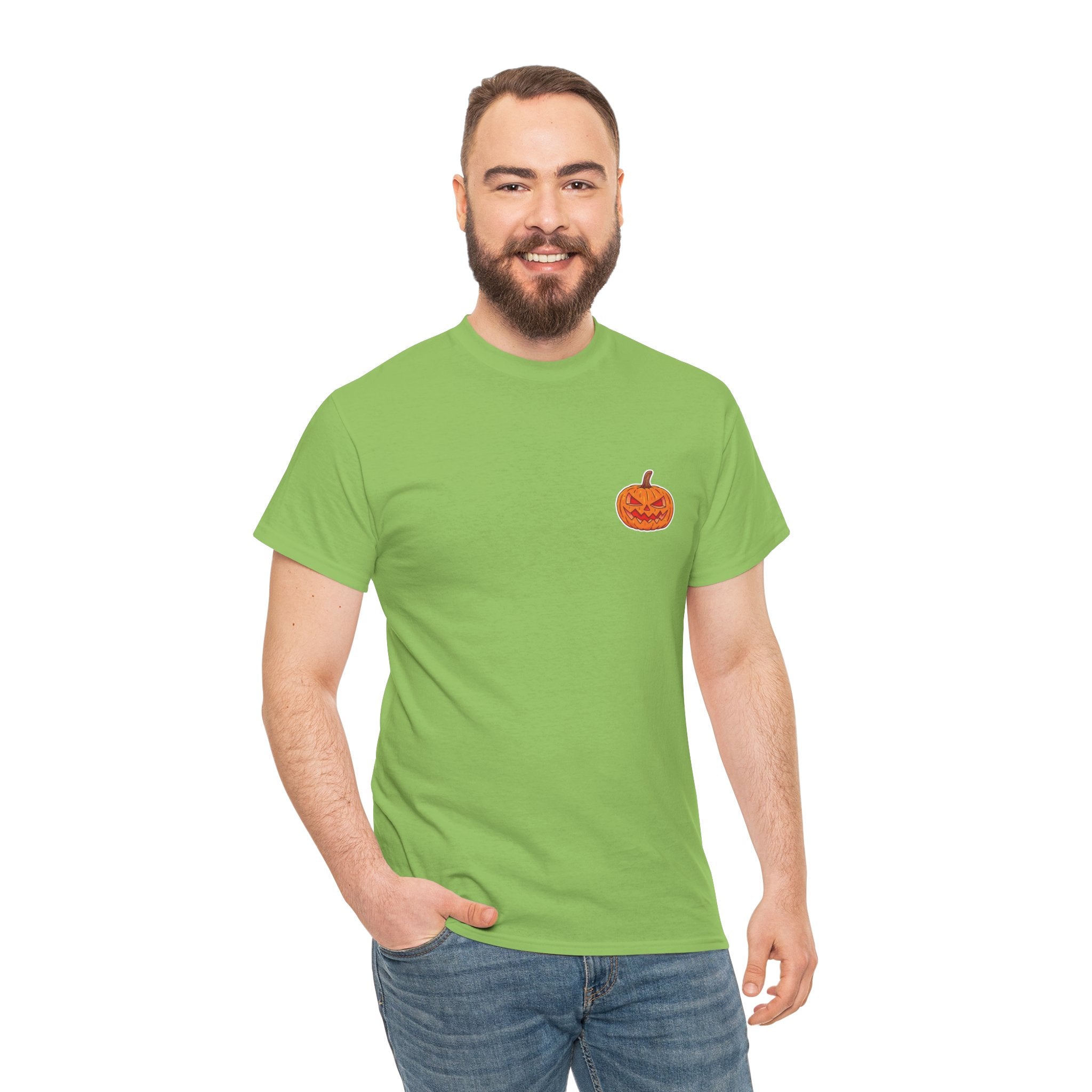 Spooky Pumpkin Unisex Heavy Cotton Tee