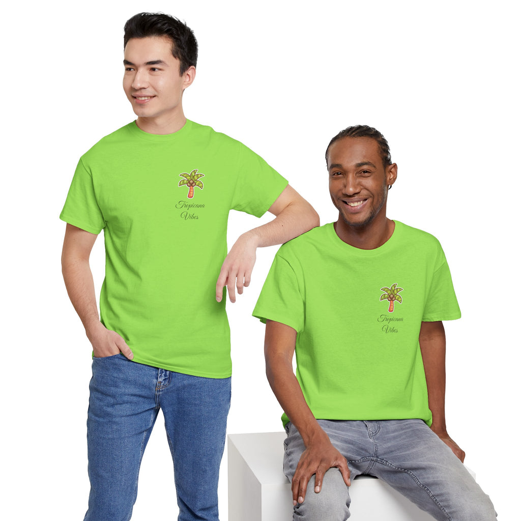 Tropicana Vibes T-Shirt — Tropical Palm Beach Graphic Tee