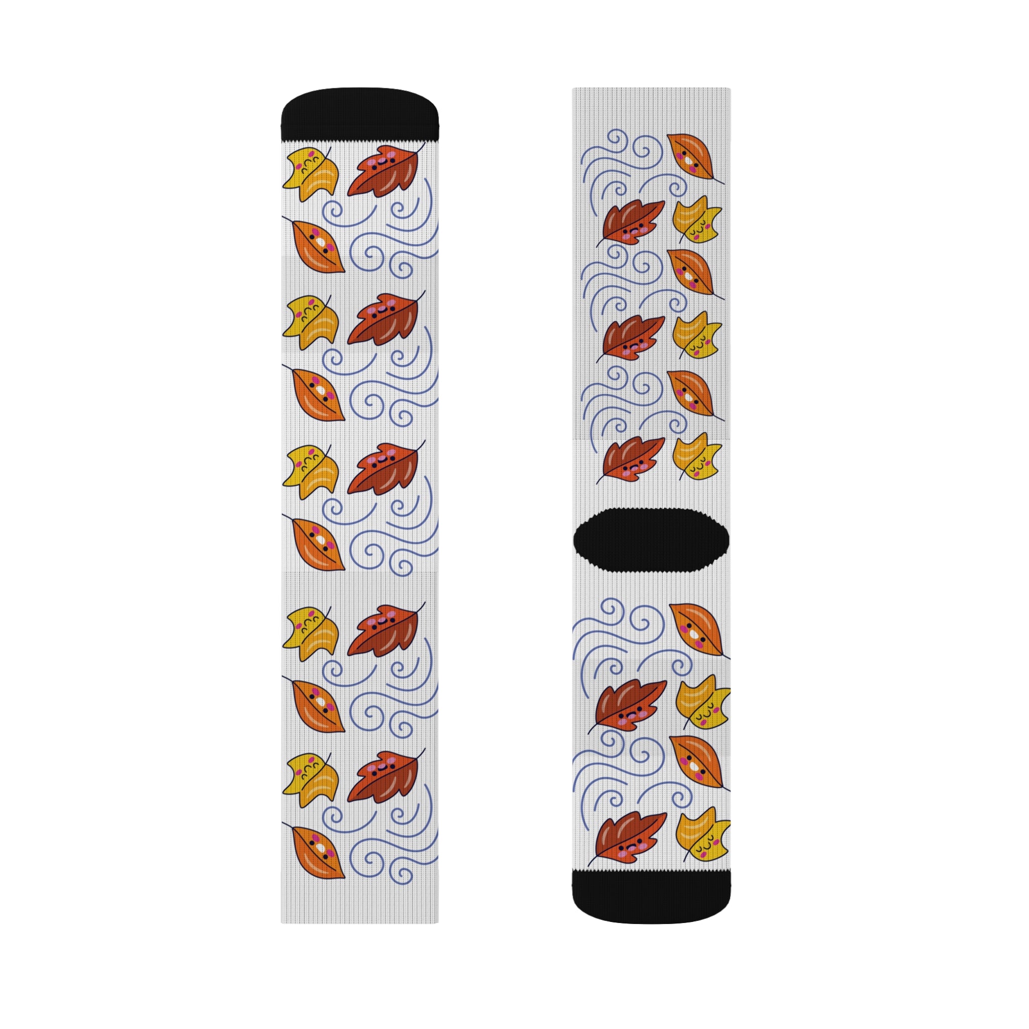 Leaves and Wind Sublimation Socks