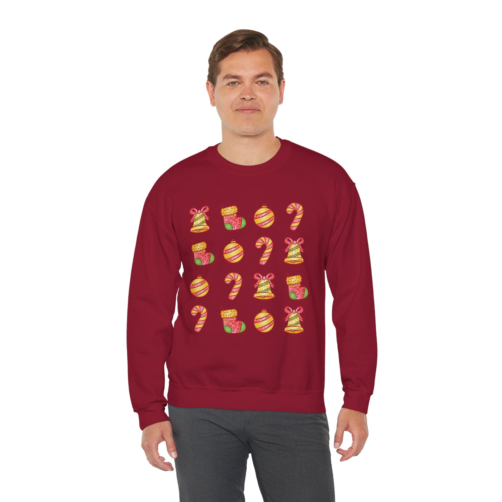 Christmas Pattern Crewneck Sweatshirt