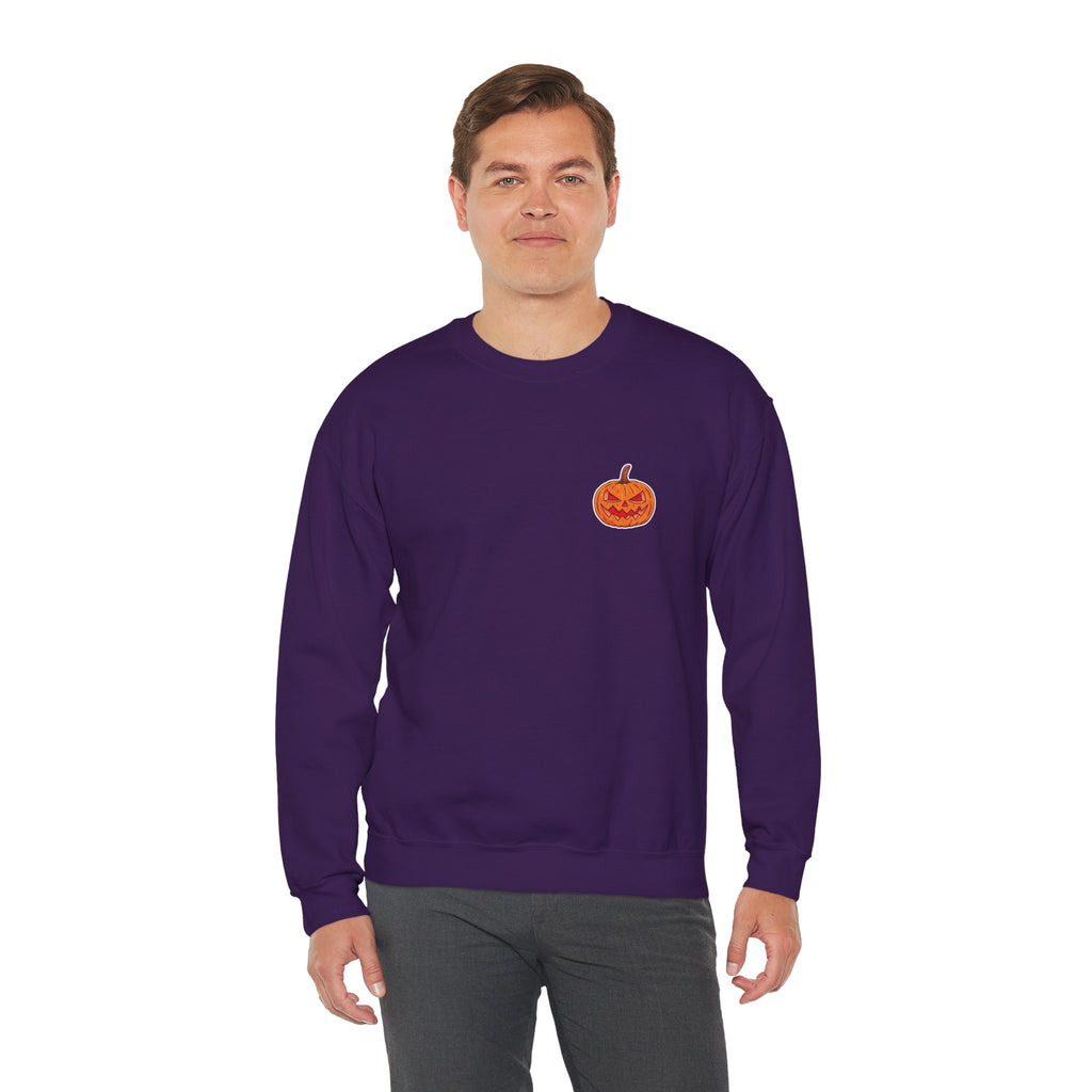 Spooky Pumpkin Unisex Heavy Blend™ Crewneck Sweatshirt