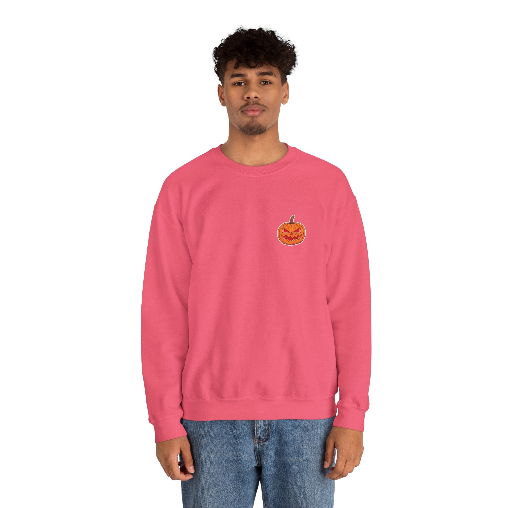 Spooky Pumpkin Unisex Heavy Blend™ Crewneck Sweatshirt