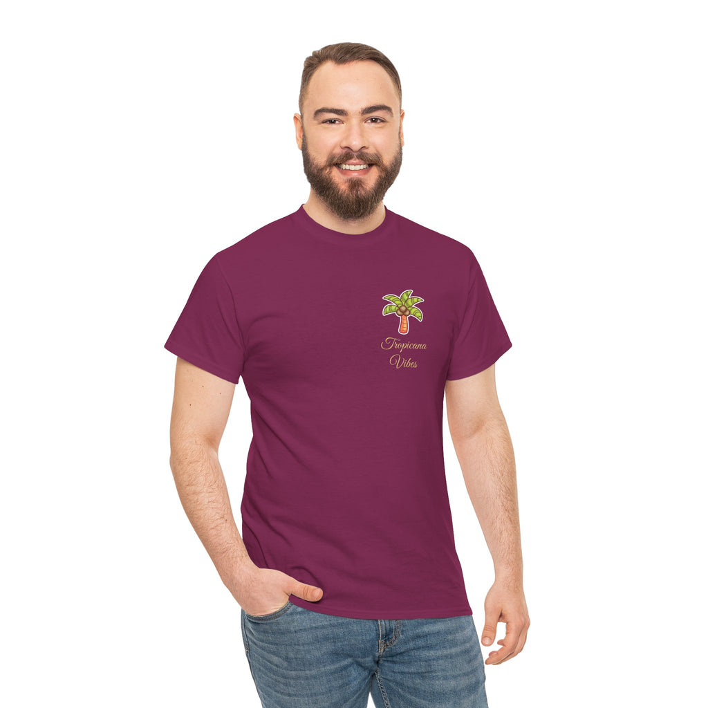 Tropicana Vibes T-Shirt — Tropical Palm Beach Graphic Tee