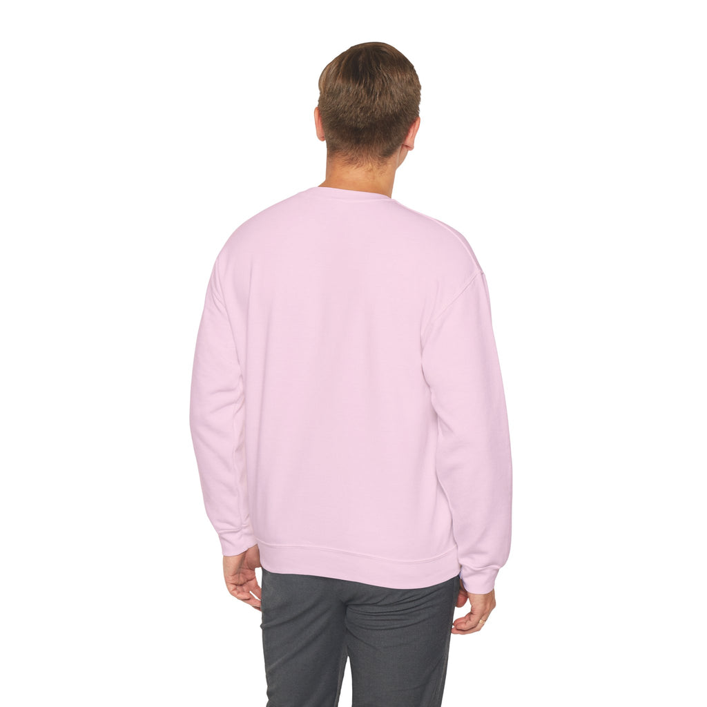 Glittery Purple-Pink Holiday Pattern Crewneck Sweatshirt