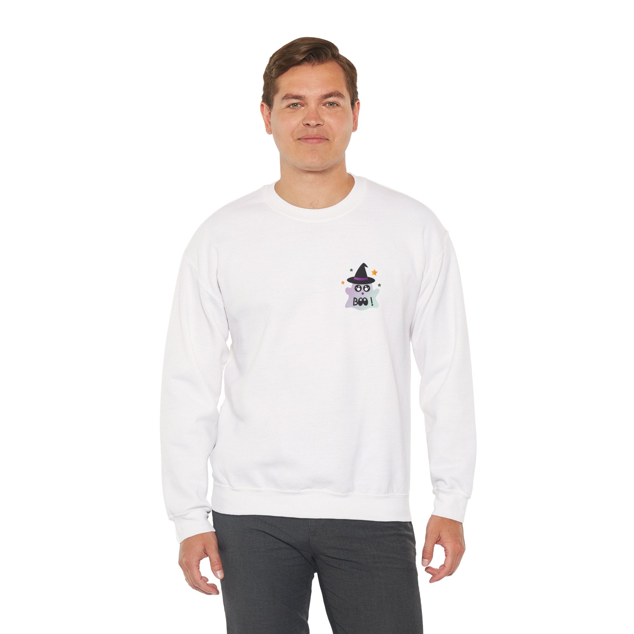 Little Ghost-Witch Unisex Heavy Blend™ Crewneck Sweatshirt
