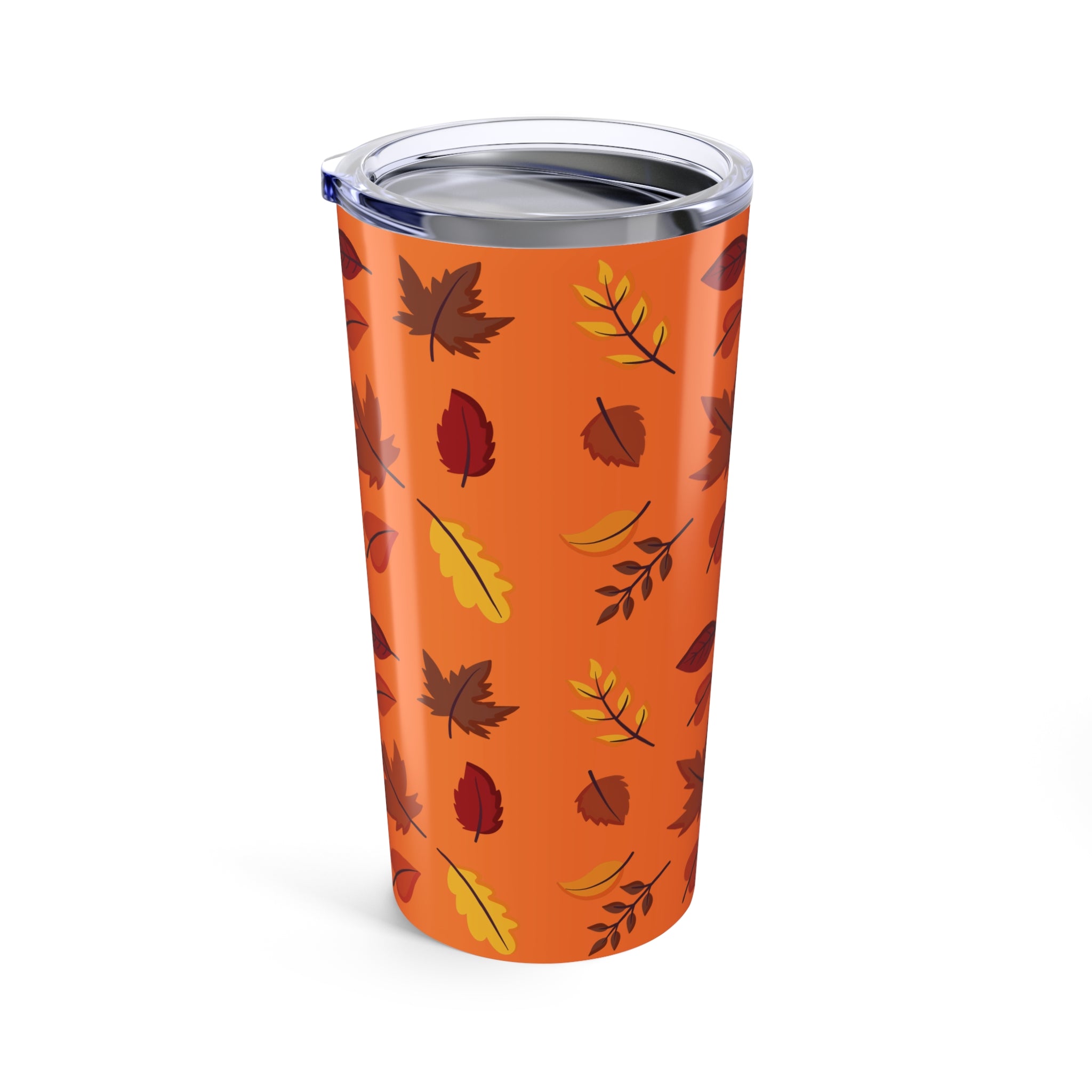 Autumn Leaves Tumbler Orange