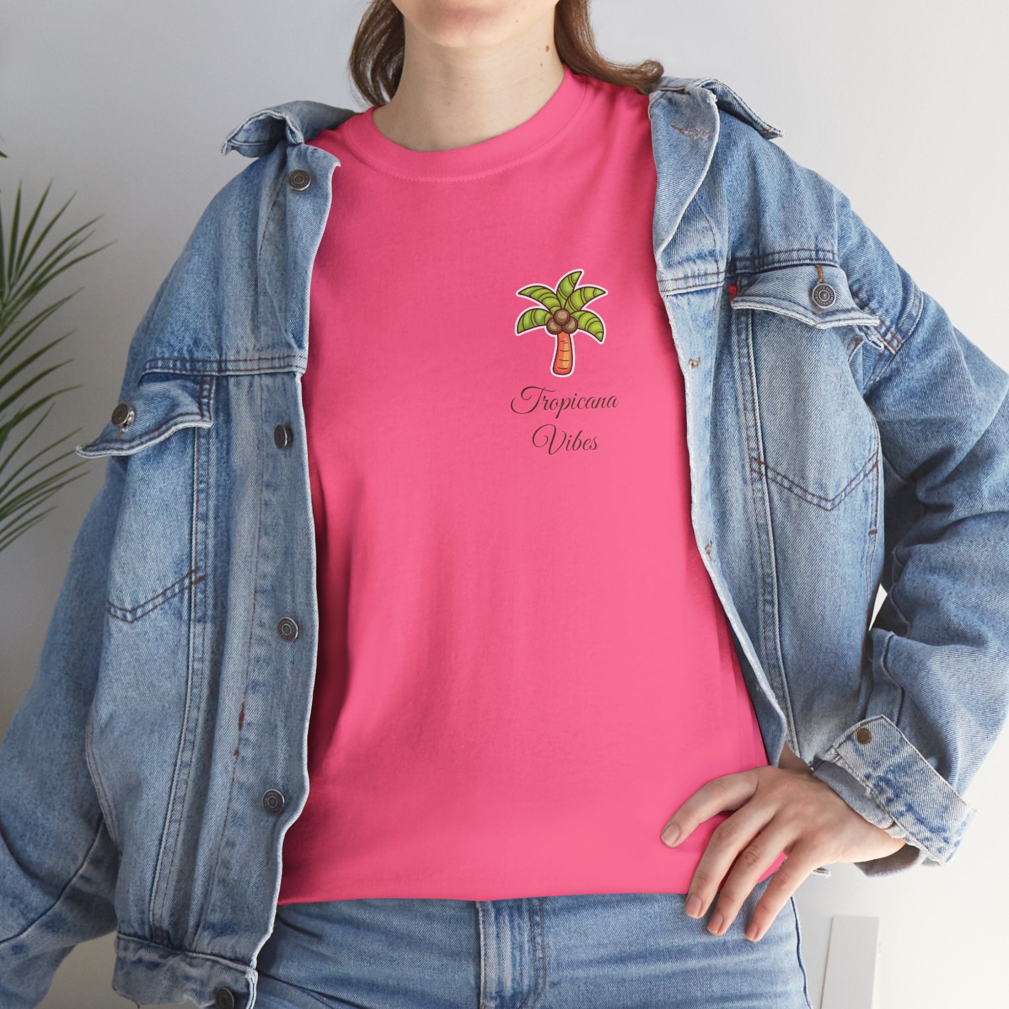 Tropicana Vibes T-Shirt — Tropical Palm Beach Graphic Tee