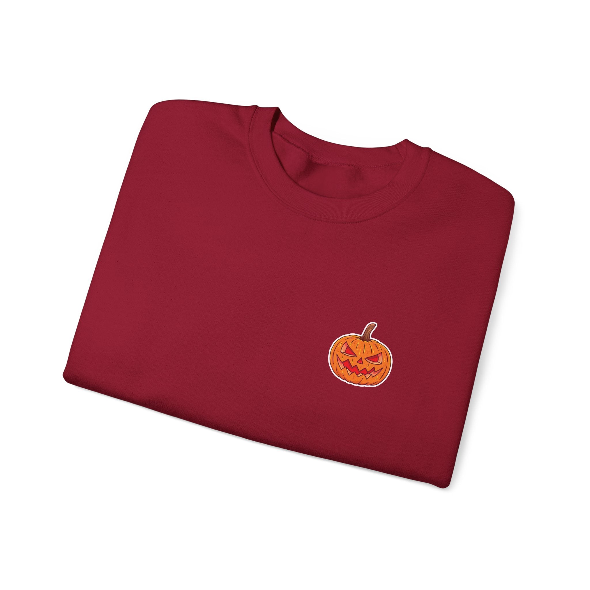 Spooky Pumpkin Unisex Heavy Blend™ Crewneck Sweatshirt