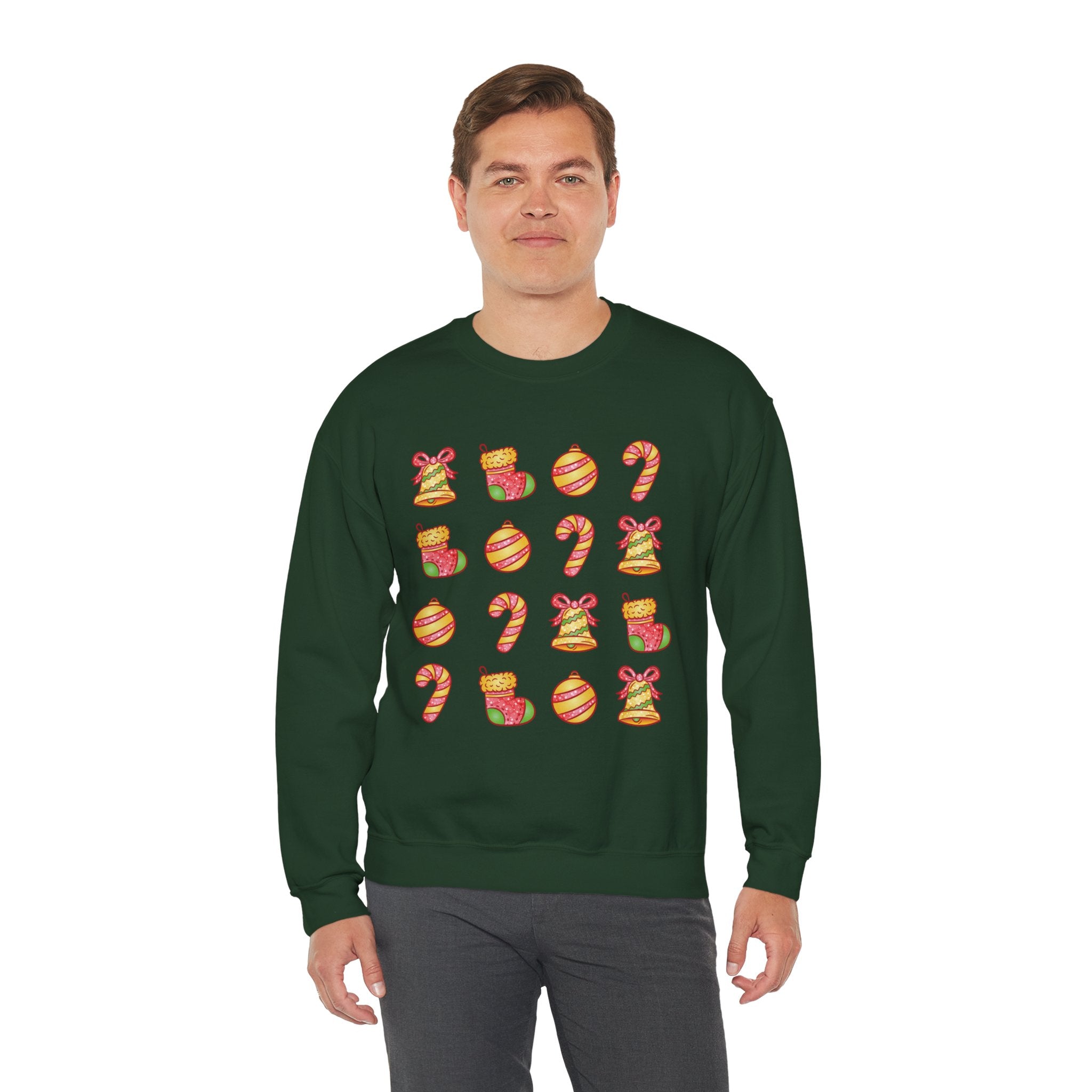 Christmas Pattern Crewneck Sweatshirt